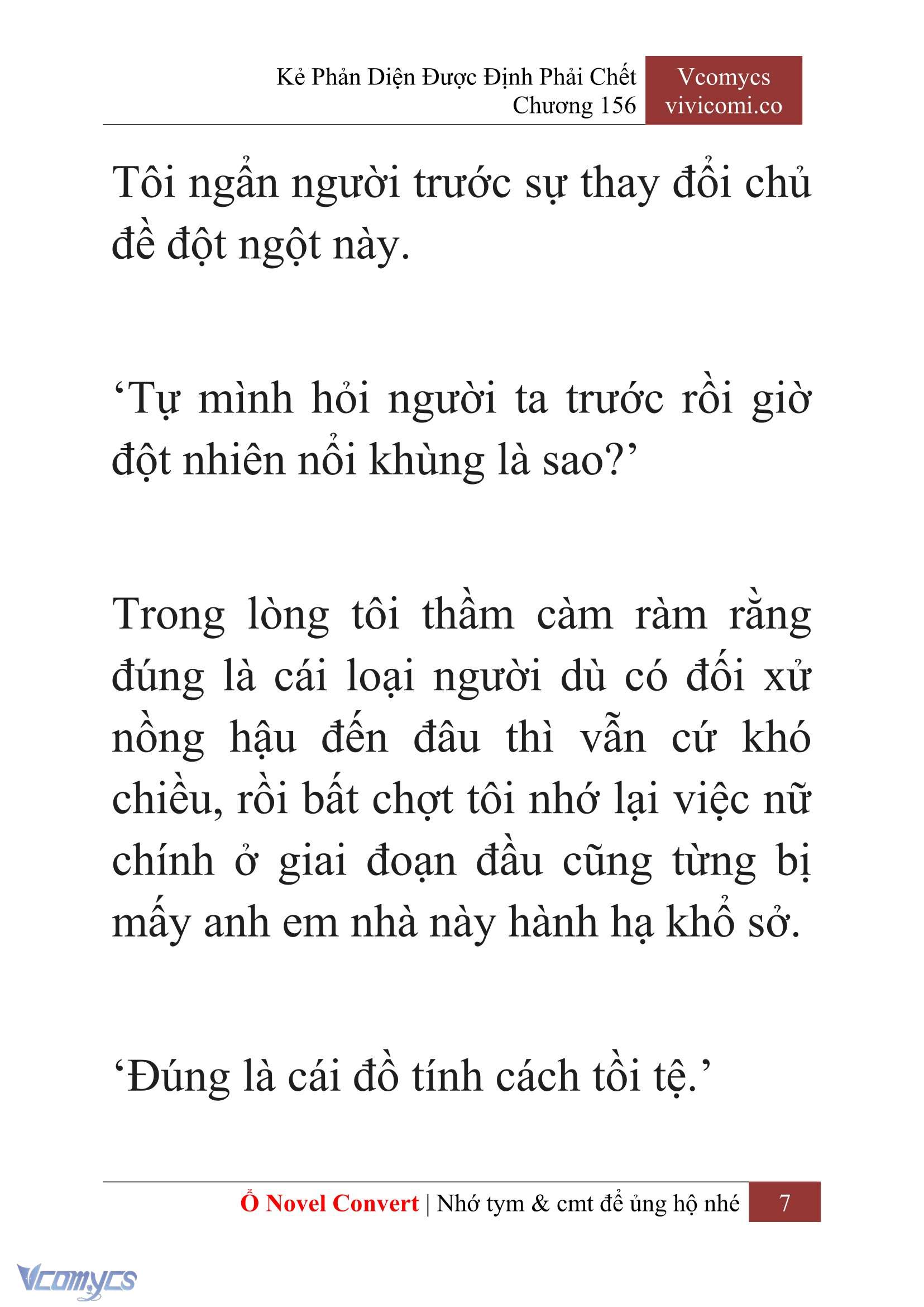 [Novel] Kẻ Phản Diện Được Định Phải Chết Chap 156 - Trang 2