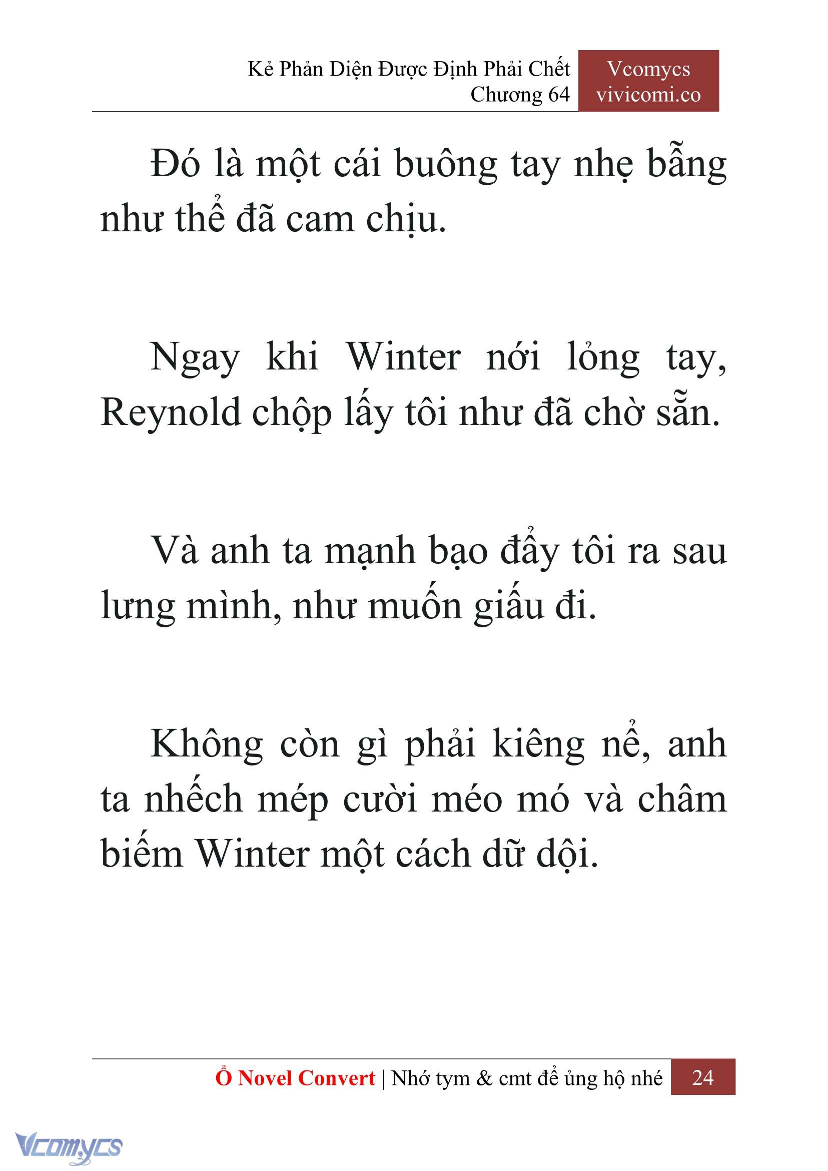 [Novel] Kẻ Phản Diện Được Định Phải Chết Chap 64 - Next Chap 65