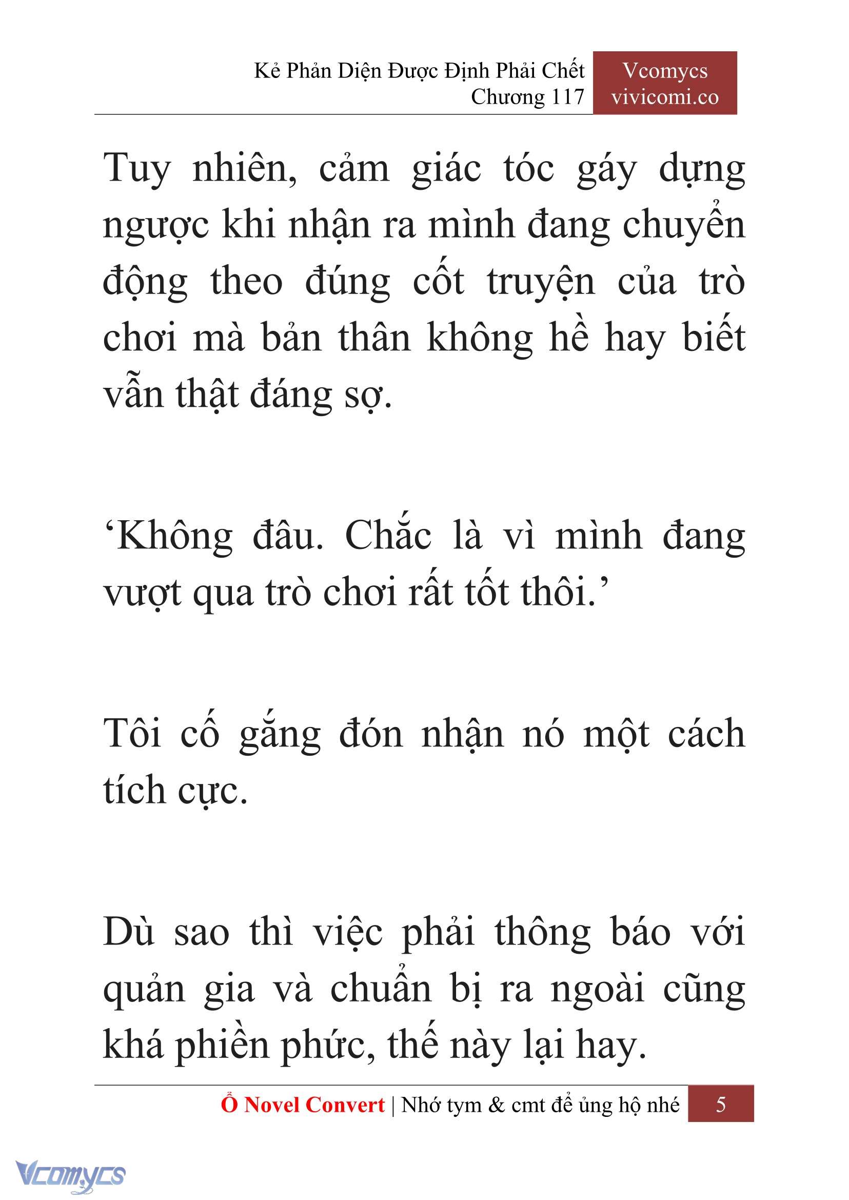 [Novel] Kẻ Phản Diện Được Định Phải Chết Chap 117 - Trang 2