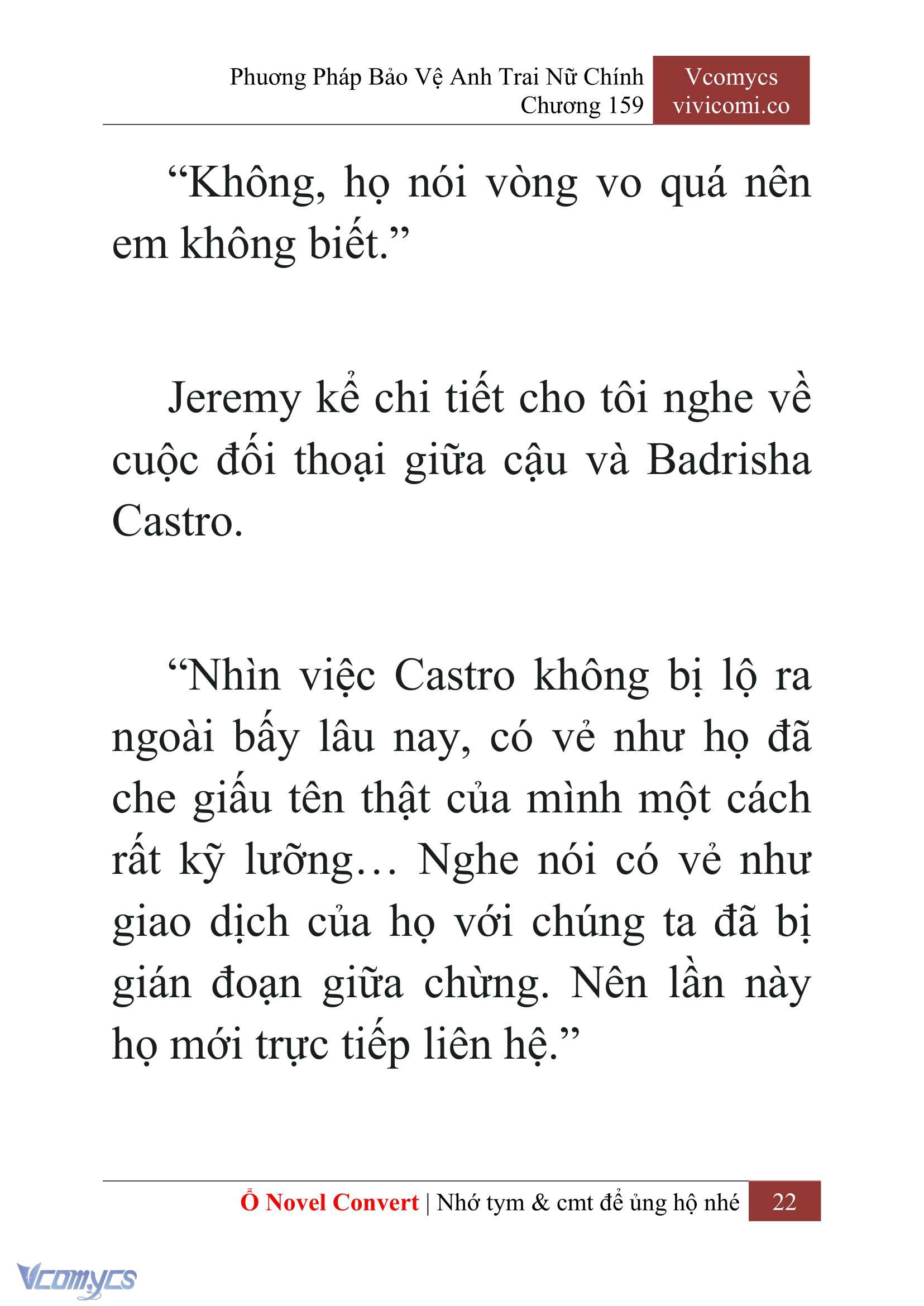 [Novel] Phương Pháp Bảo Vệ Anh Trai Nữ Chính Chap 159 - Trang 2
