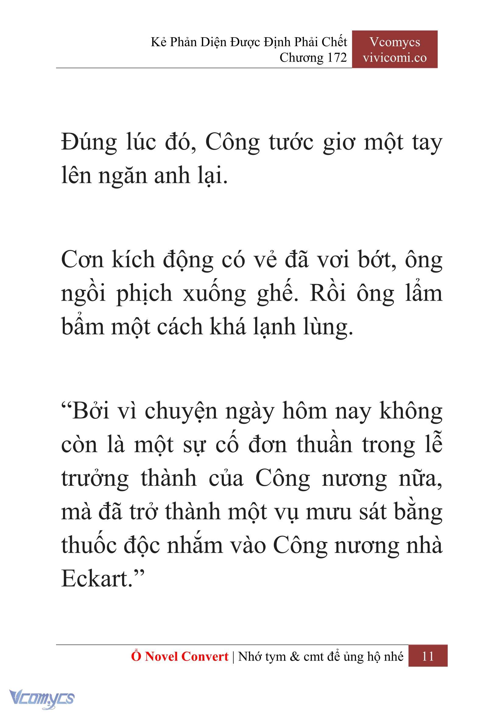 [Novel] Kẻ Phản Diện Được Định Phải Chết Chap 172 - Trang 2