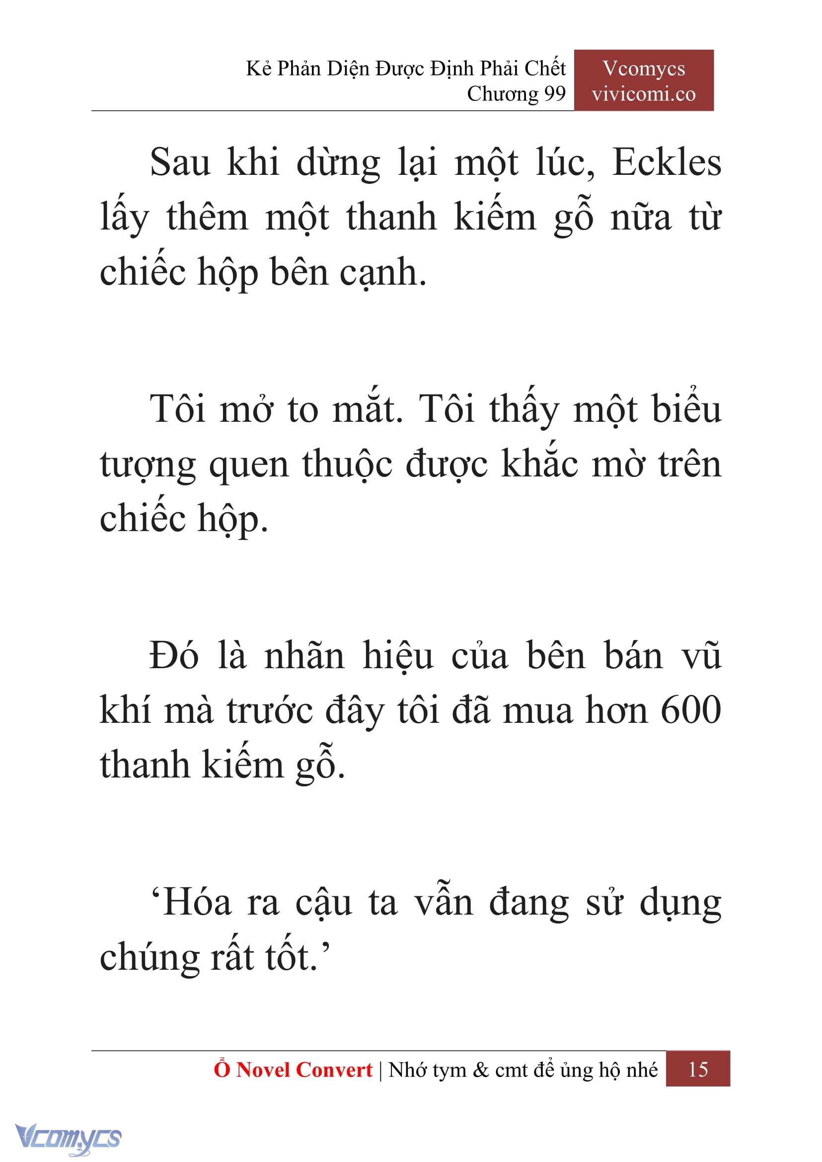 [Novel] Kẻ Phản Diện Được Định Phải Chết Chap 99 - Next Chap 100