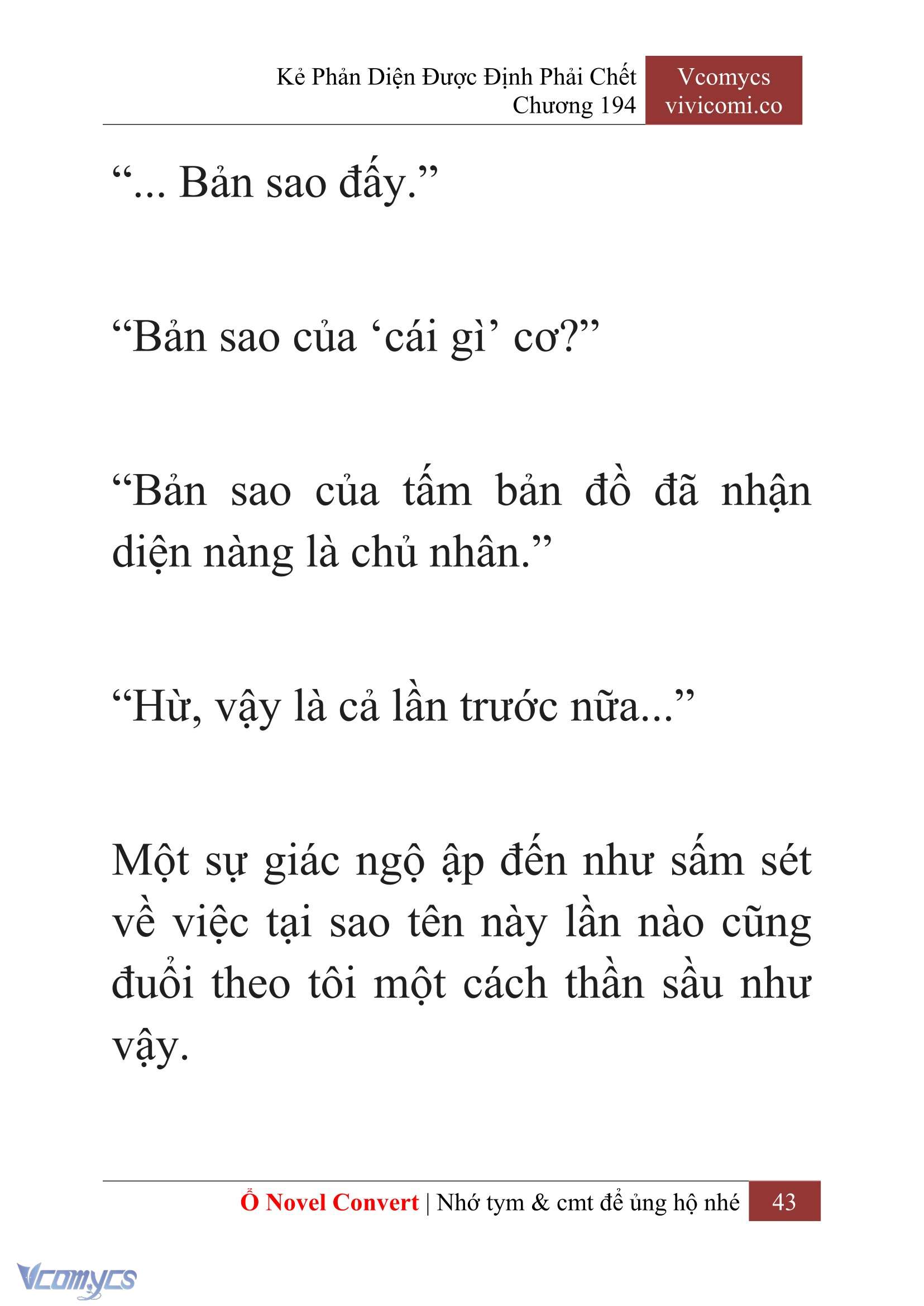 [Novel] Kẻ Phản Diện Được Định Phải Chết Chap 194 - Trang 2