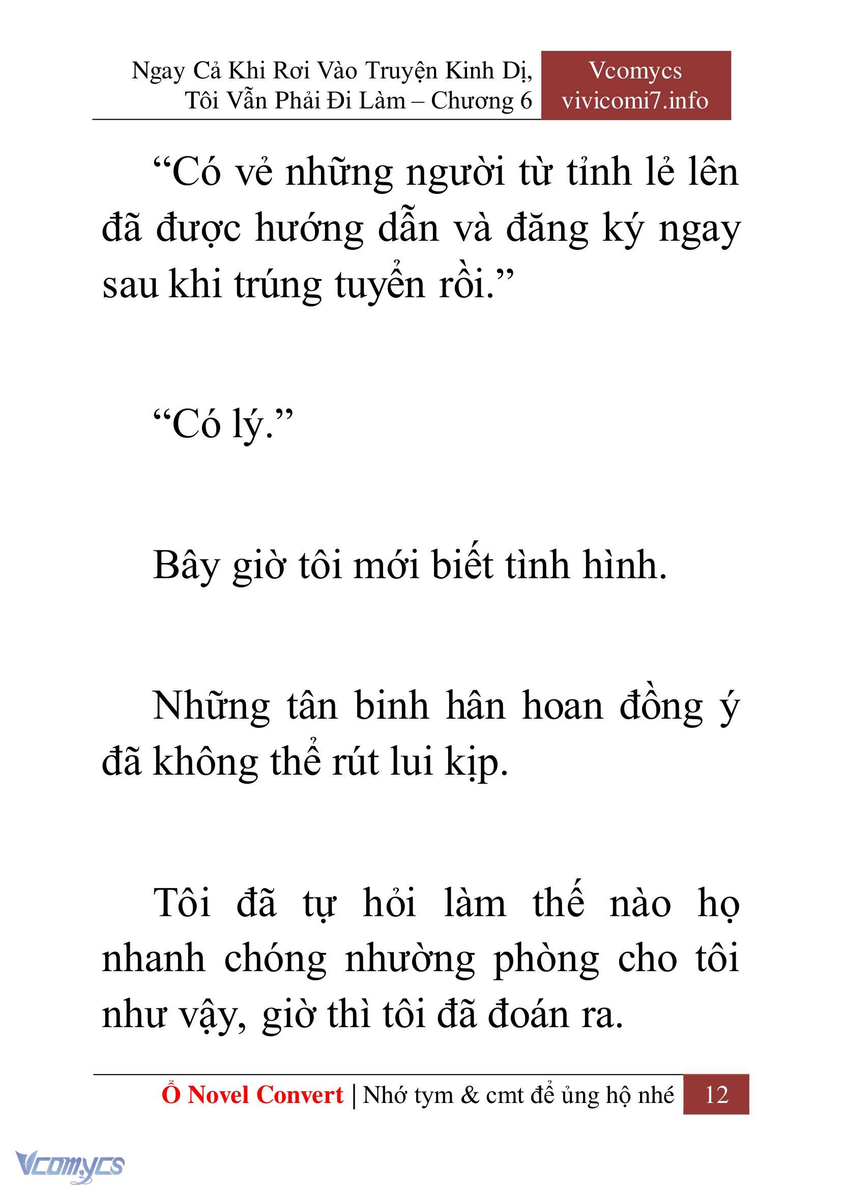 [Novel] Ngay Cả Khi Rơi Vào Truyện Kinh Dị, Tôi Vẫn Phải Đi Làm Chap 6 - Trang 2