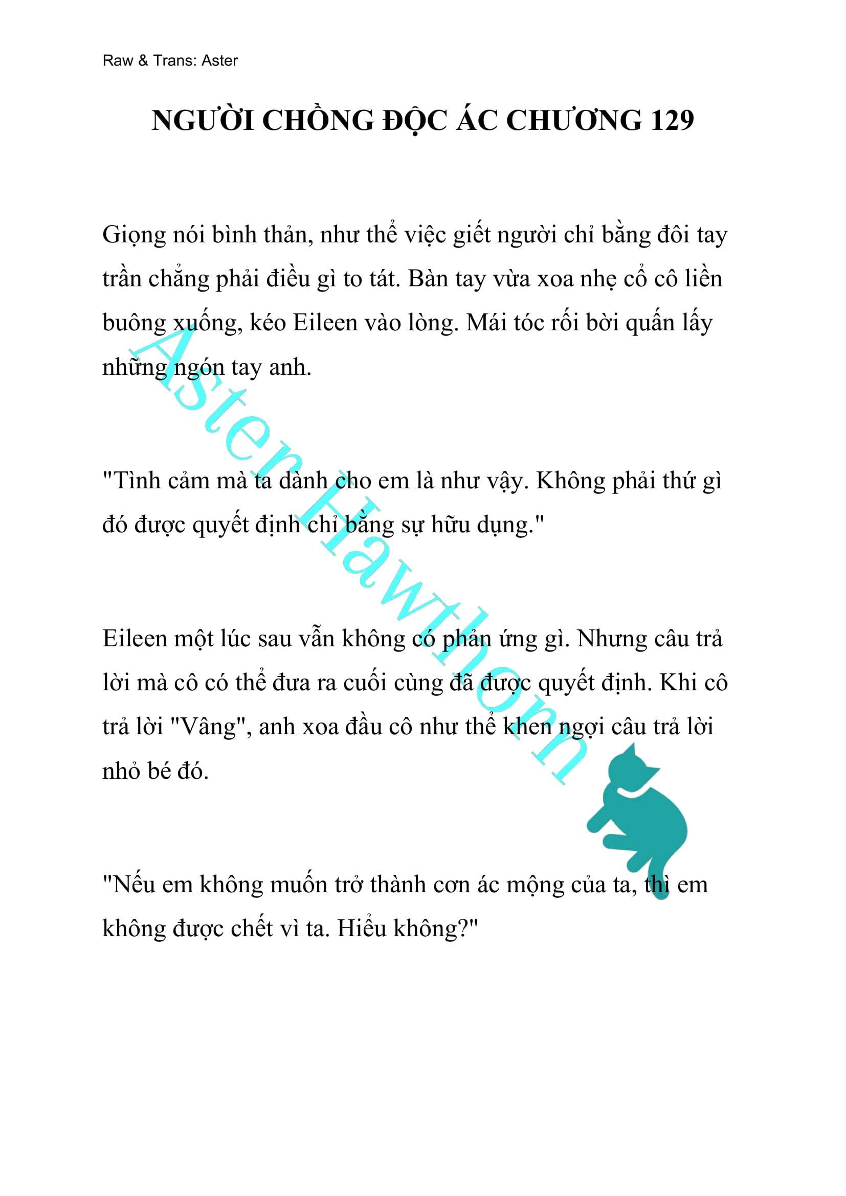 [NOVEL] Người Chồng Độc Ác Chap 129 - Trang 2