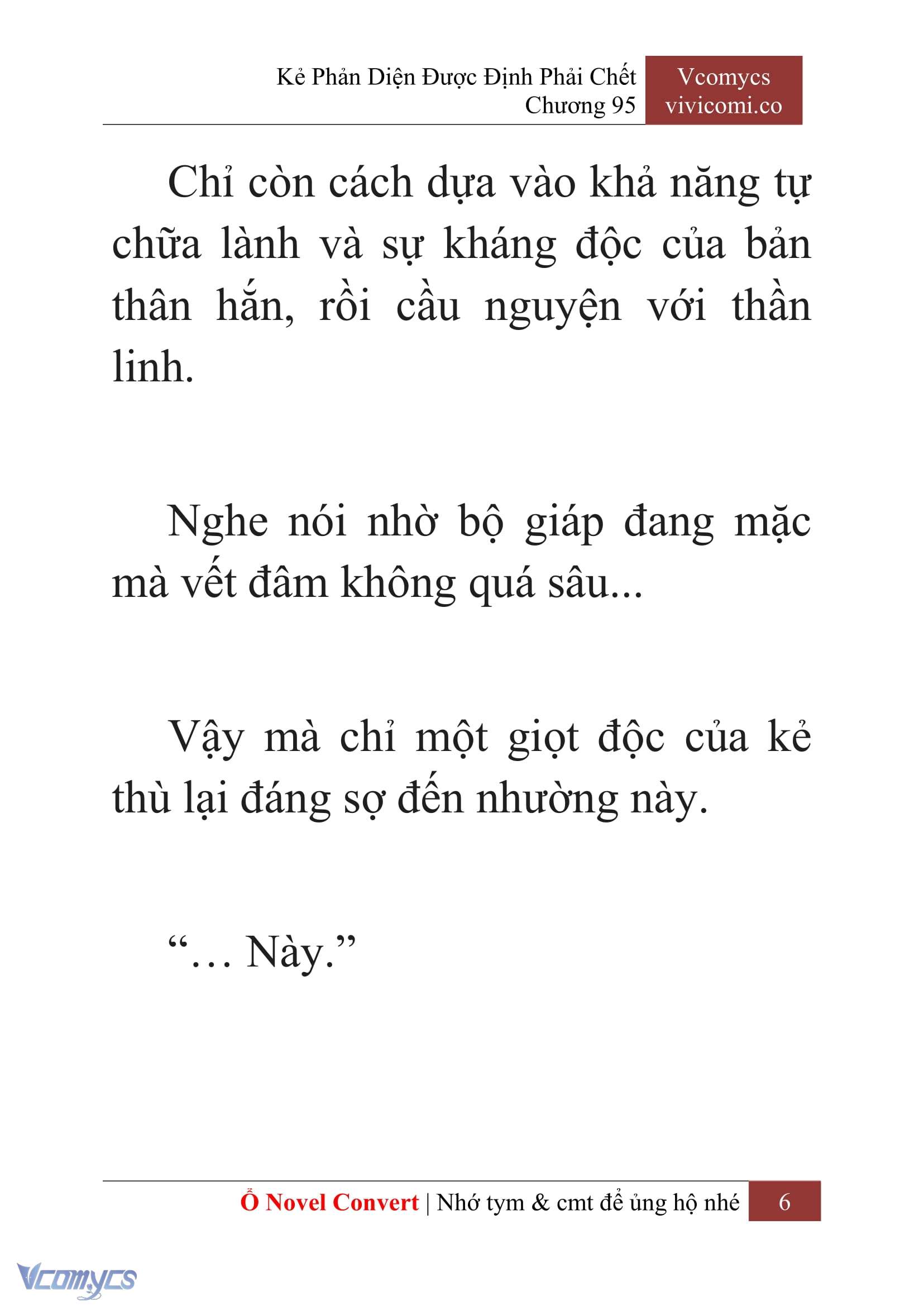 [Novel] Kẻ Phản Diện Được Định Phải Chết Chap 95 - Next Chap 96
