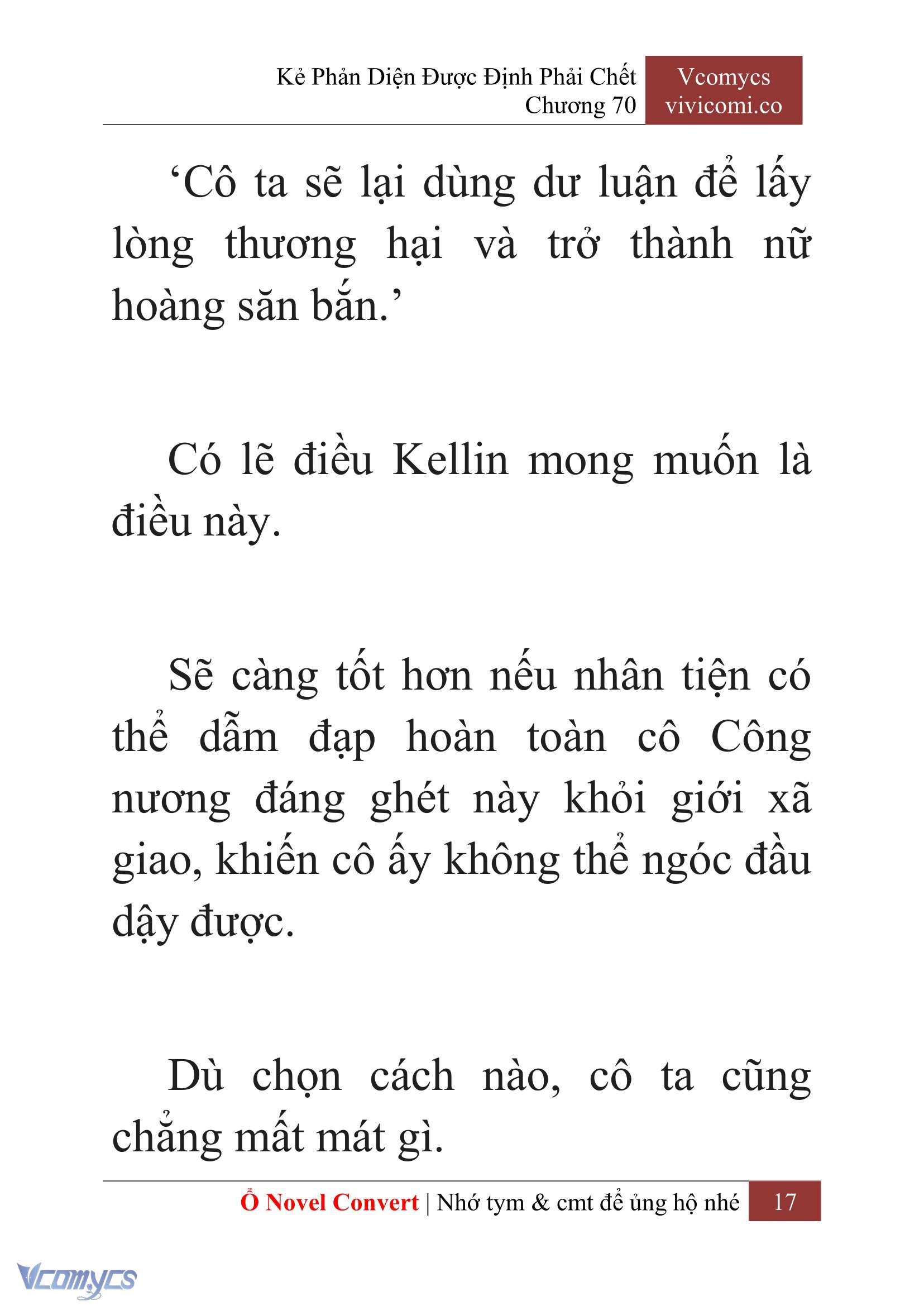 [Novel] Kẻ Phản Diện Được Định Phải Chết Chap 70 - Next Chap 71