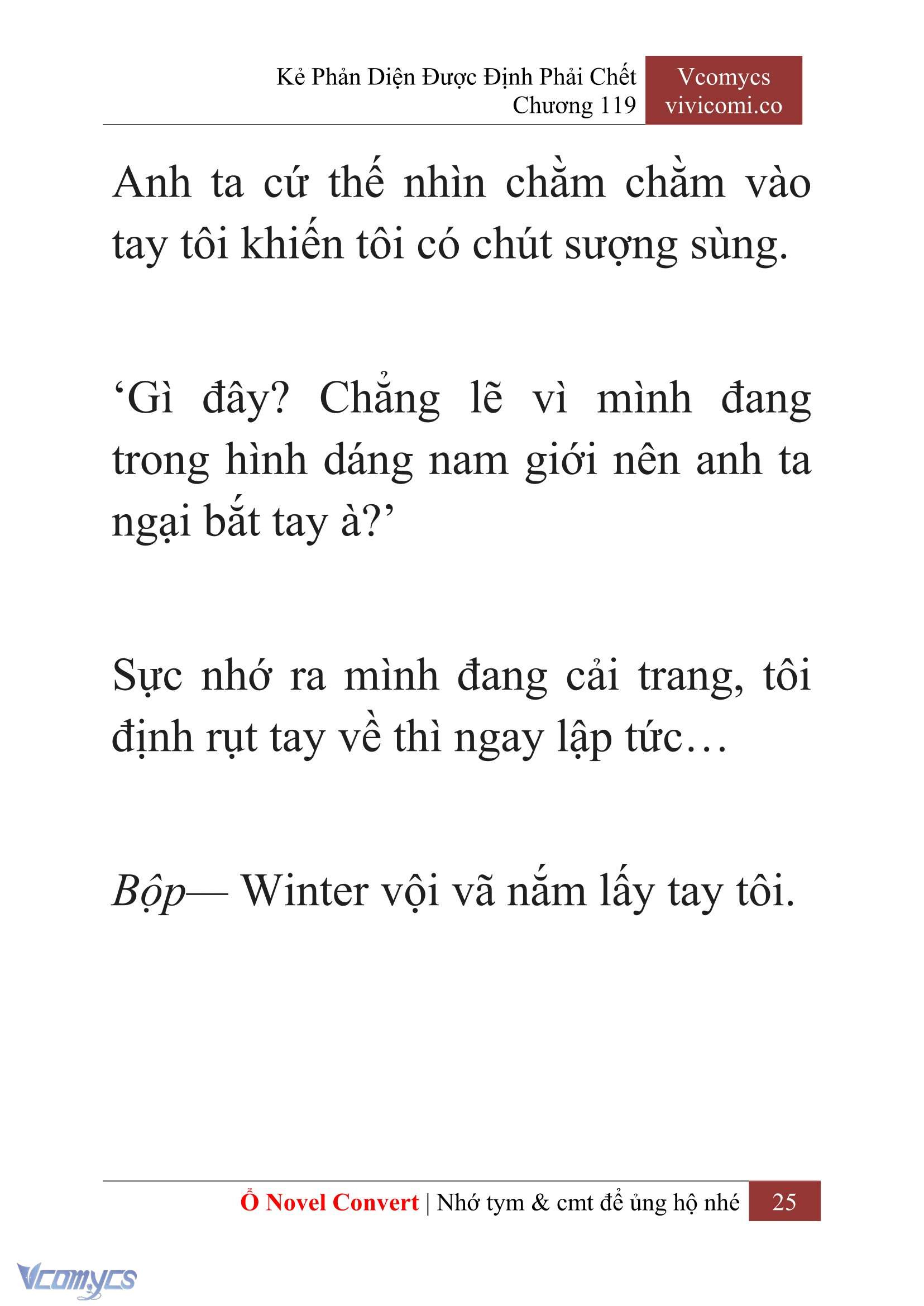 [Novel] Kẻ Phản Diện Được Định Phải Chết Chap 119 - Next Chap 120