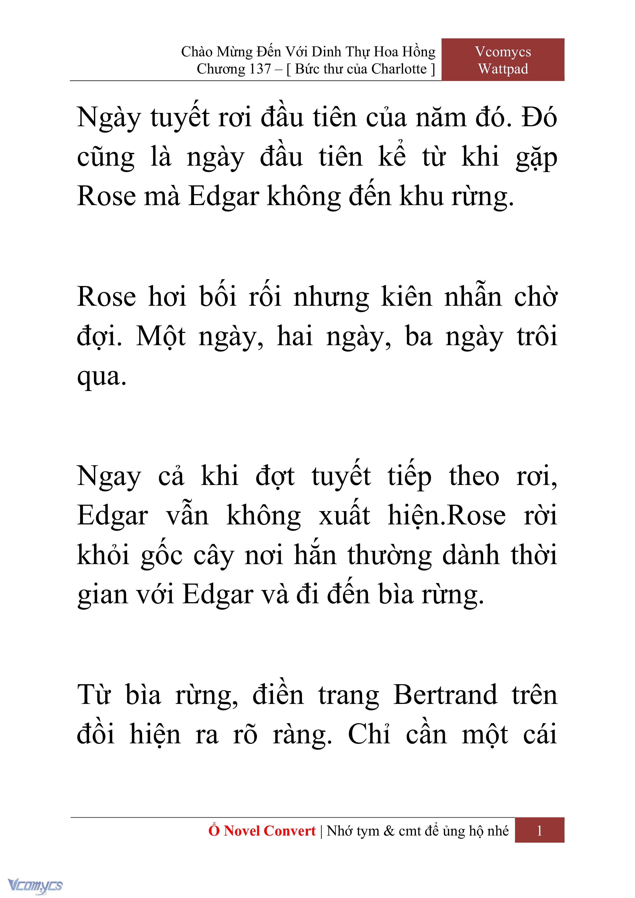 [Novel] Chào Mừng Đến Với Dinh Thự Hoa Hồng Chap 137 - Trang 2