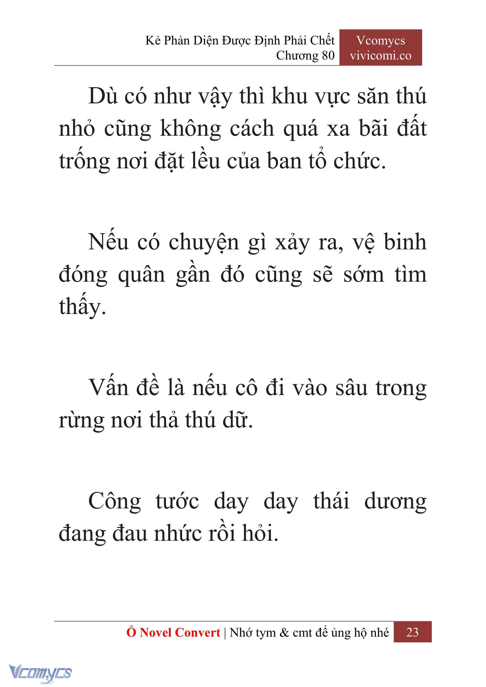 [Novel] Kẻ Phản Diện Được Định Phải Chết Chap 80 - Trang 2
