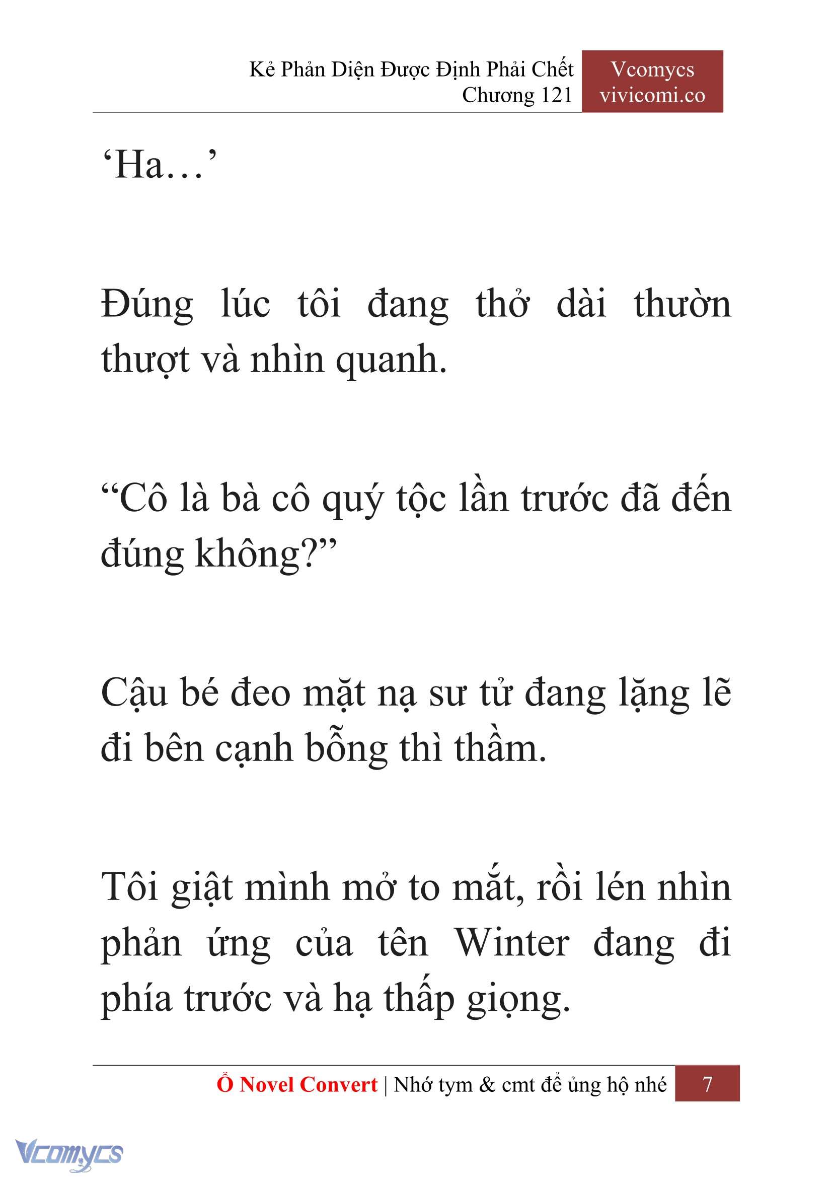[Novel] Kẻ Phản Diện Được Định Phải Chết Chap 121 - Next Chap 122