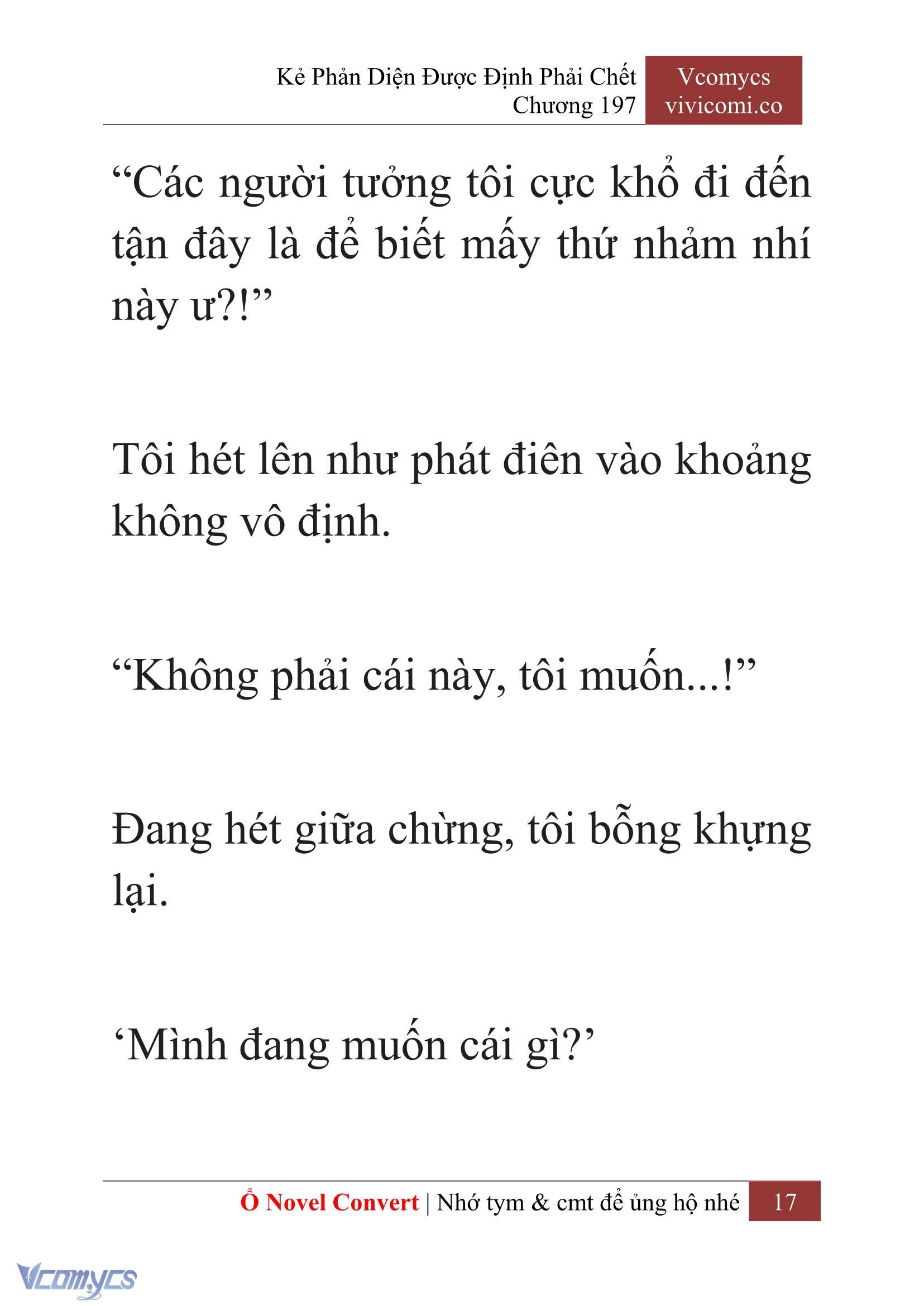 [Novel] Kẻ Phản Diện Được Định Phải Chết Chap 197 - Trang 2