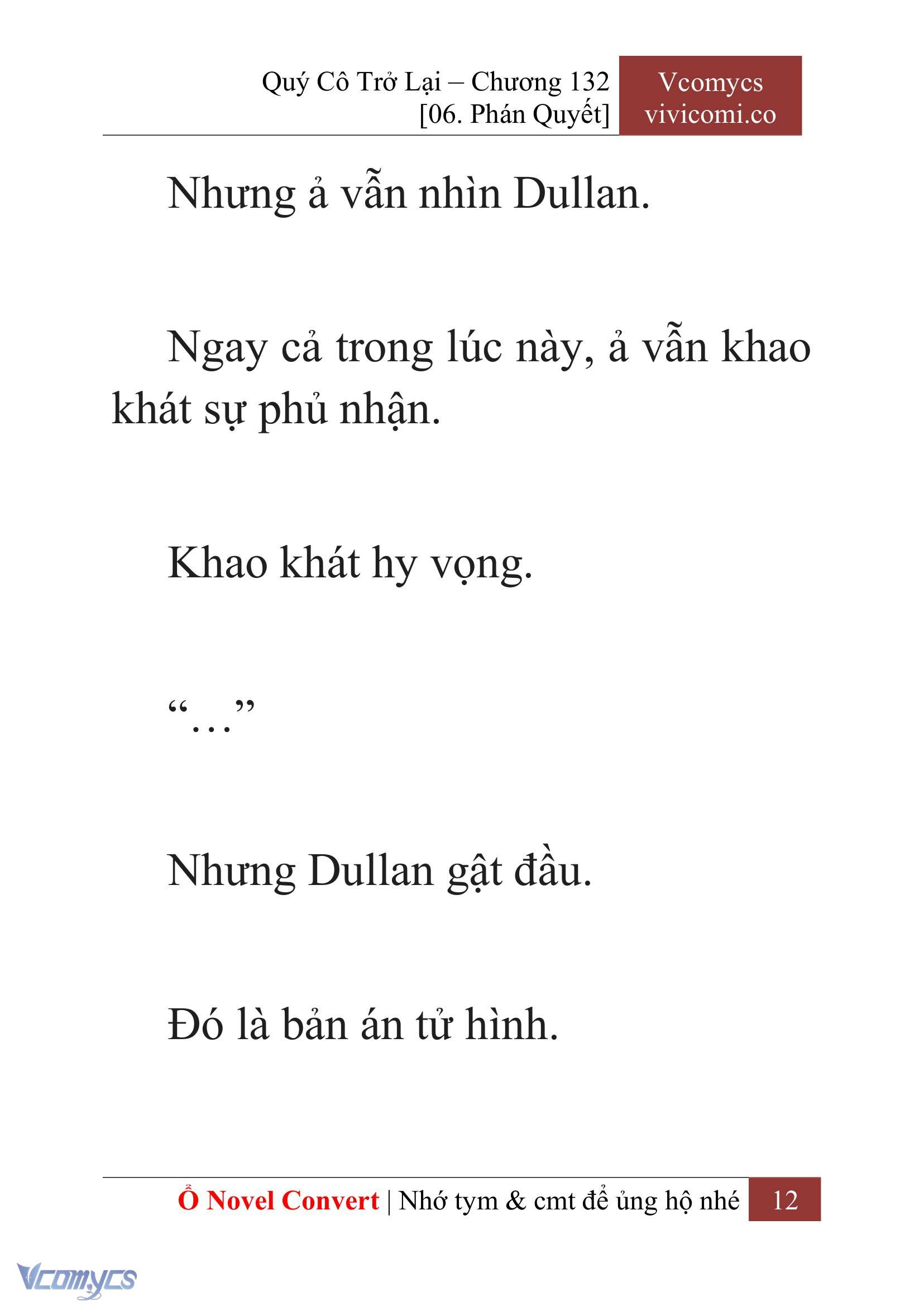 [Novel] Quý Cô Trở Lại Chap 132 - Next Chap 133