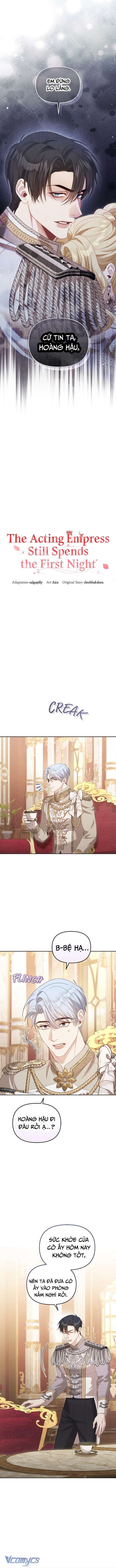 Tôi Đã Trải Qua Đêm Đầu Tiên Dù Chỉ Là Hoàng Hậu Thay Thế Chap 48 - Trang 2
