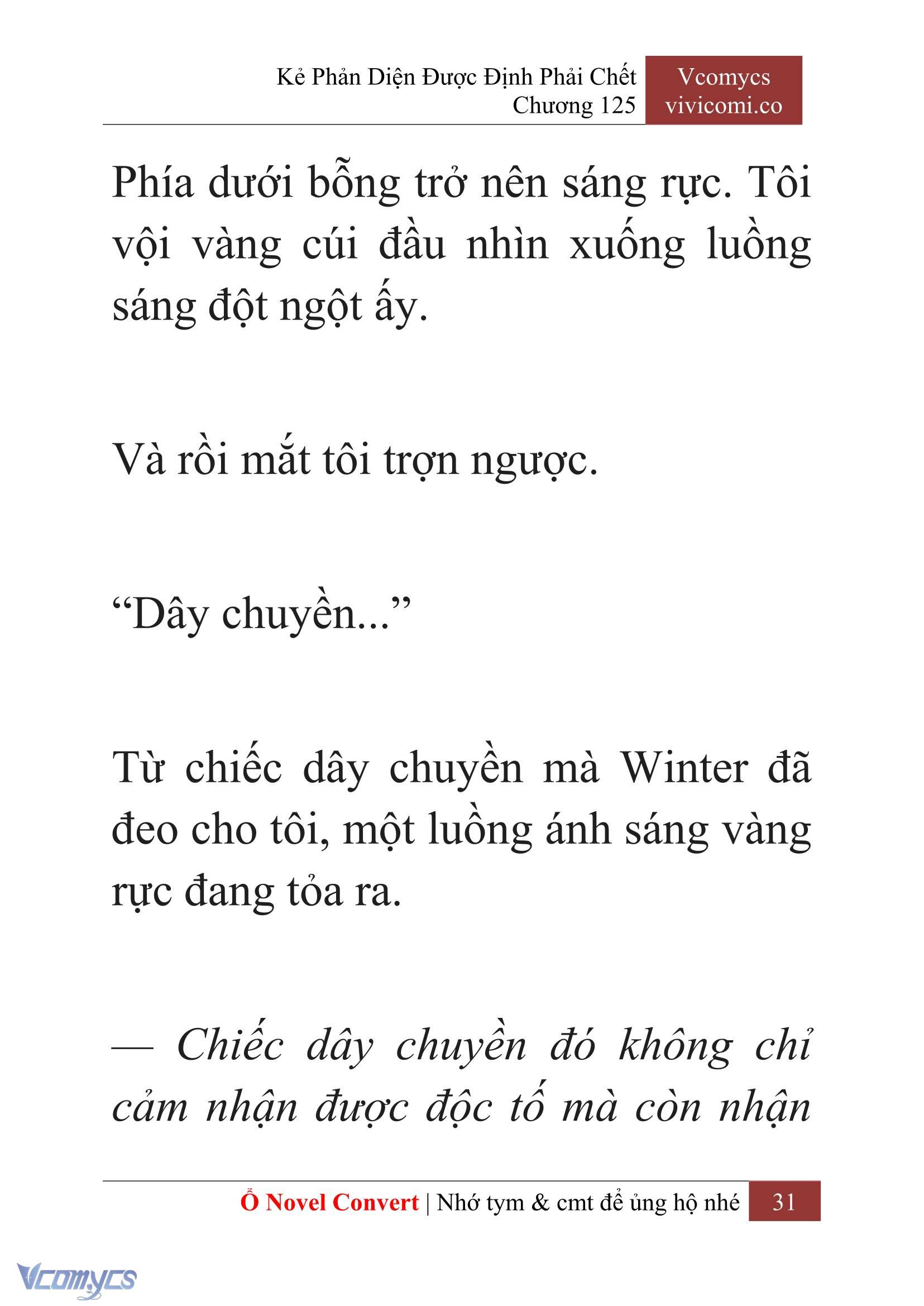[Novel] Kẻ Phản Diện Được Định Phải Chết Chap 125 - Trang 2