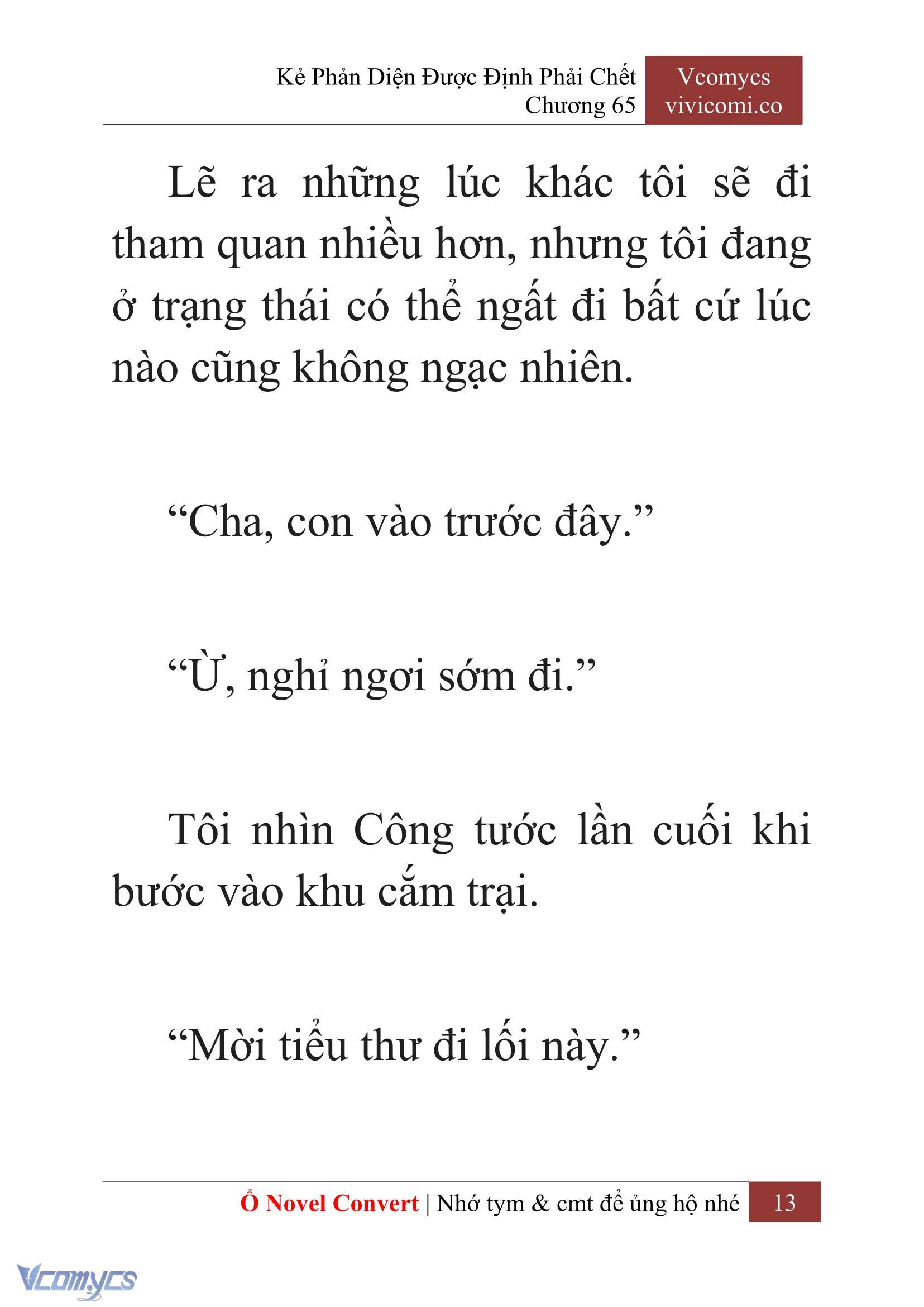 [Novel] Kẻ Phản Diện Được Định Phải Chết Chap 65 - Trang 2