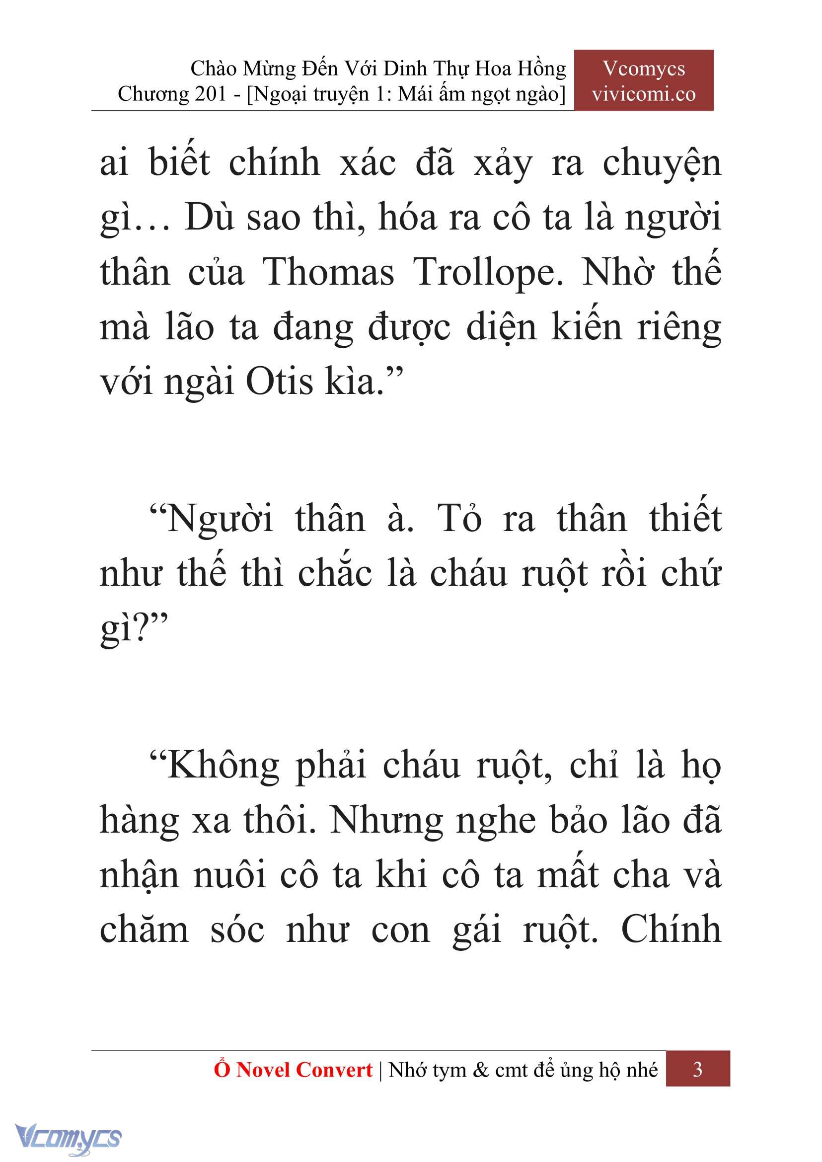 [Novel] Chào Mừng Đến Với Dinh Thự Hoa Hồng Chap 201 - Trang 2