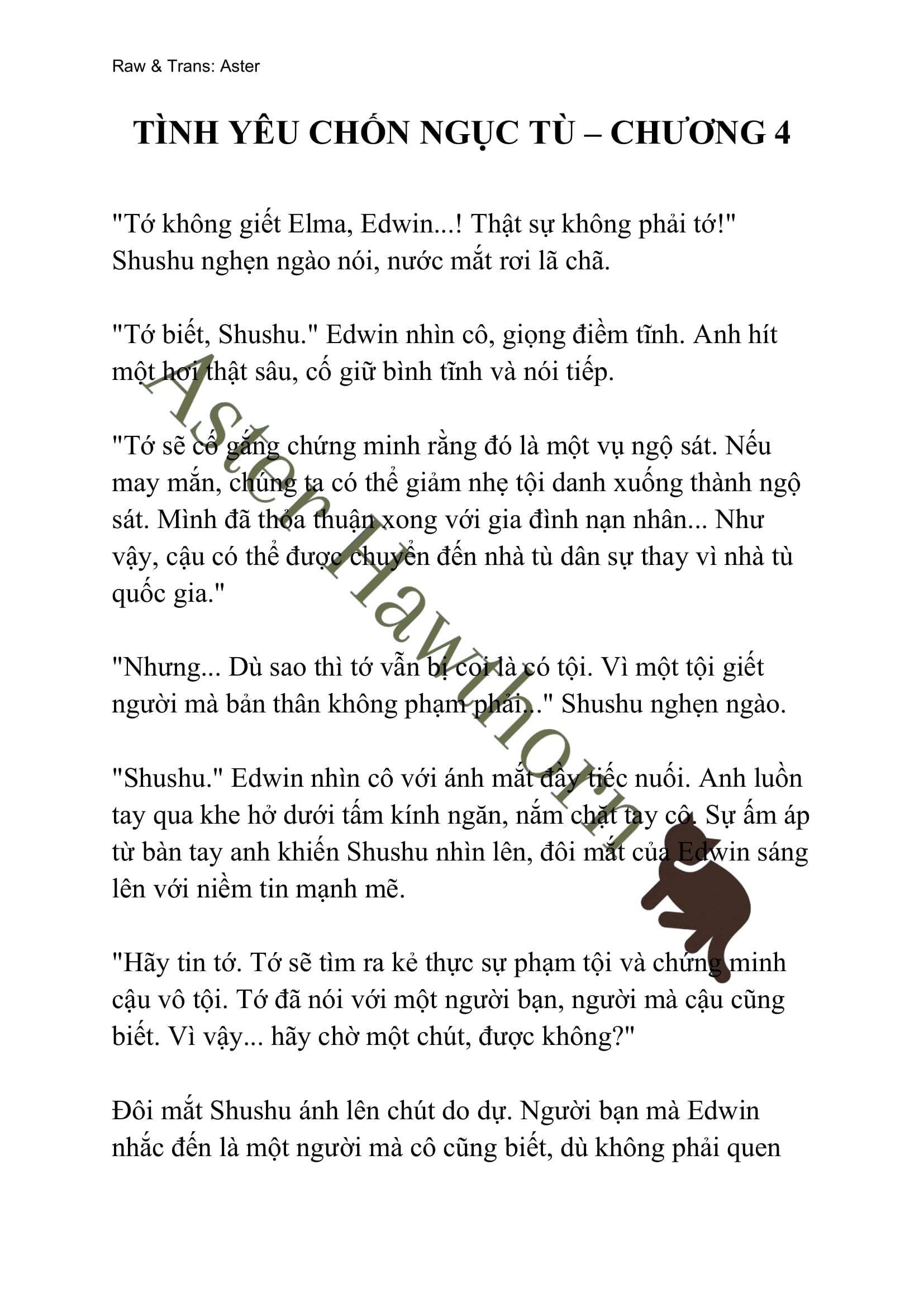 [NOVEL] Tình Yêu Chốn Ngục Tù Chap 4 - Trang 2