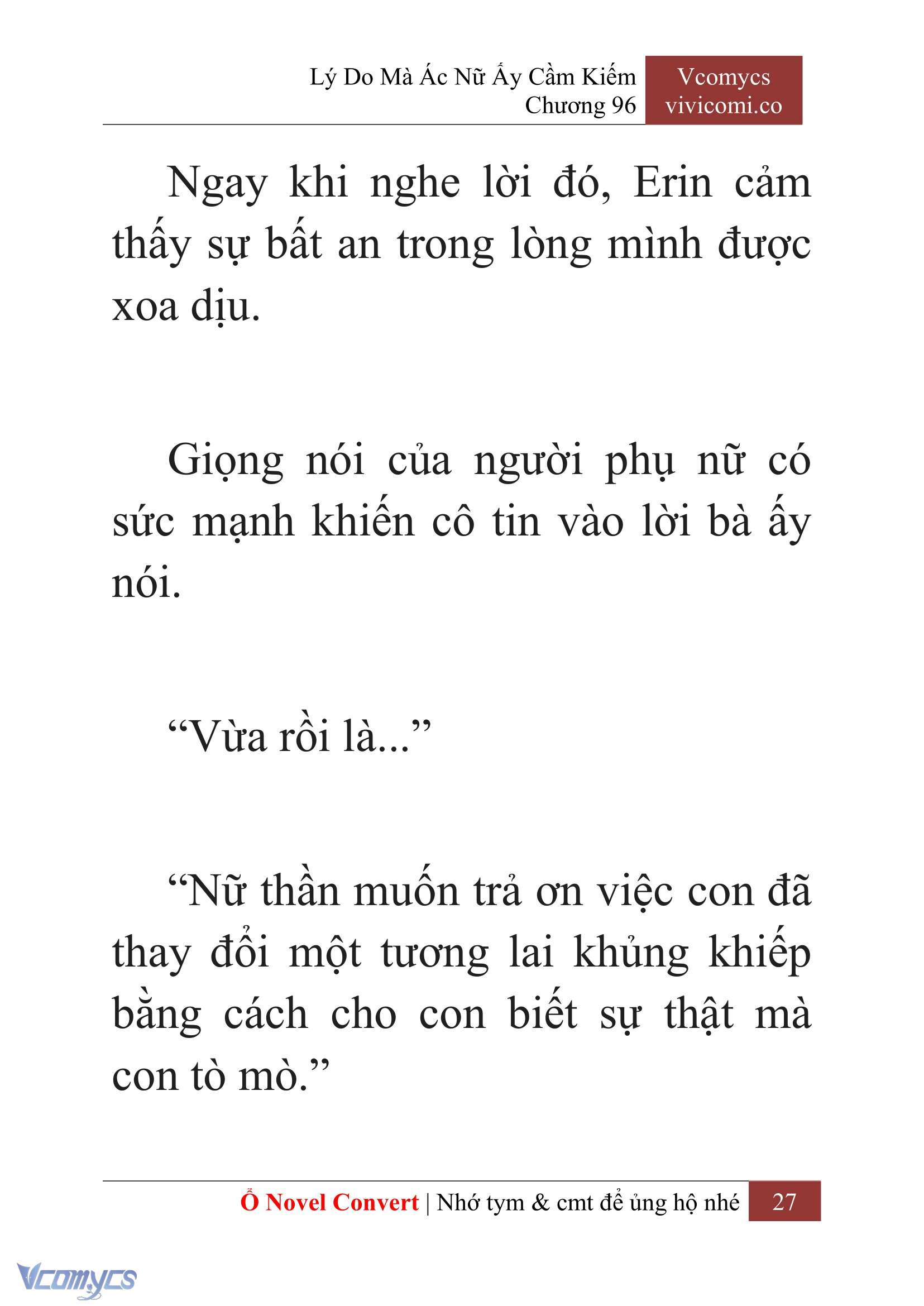[Novel] Lý Do Mà Ác Nữ Ấy Cầm Kiếm Chap 96 - Next Chap 97