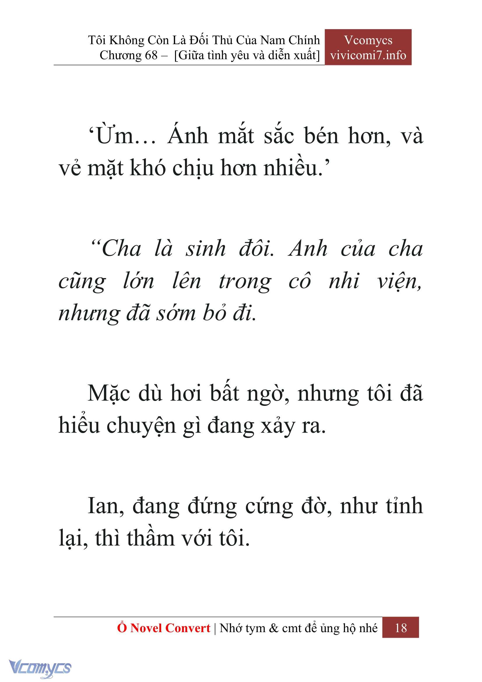 [Novel] Tôi Không Còn Là Đối Thủ Của Nam Chính Chap 68 - Trang 2