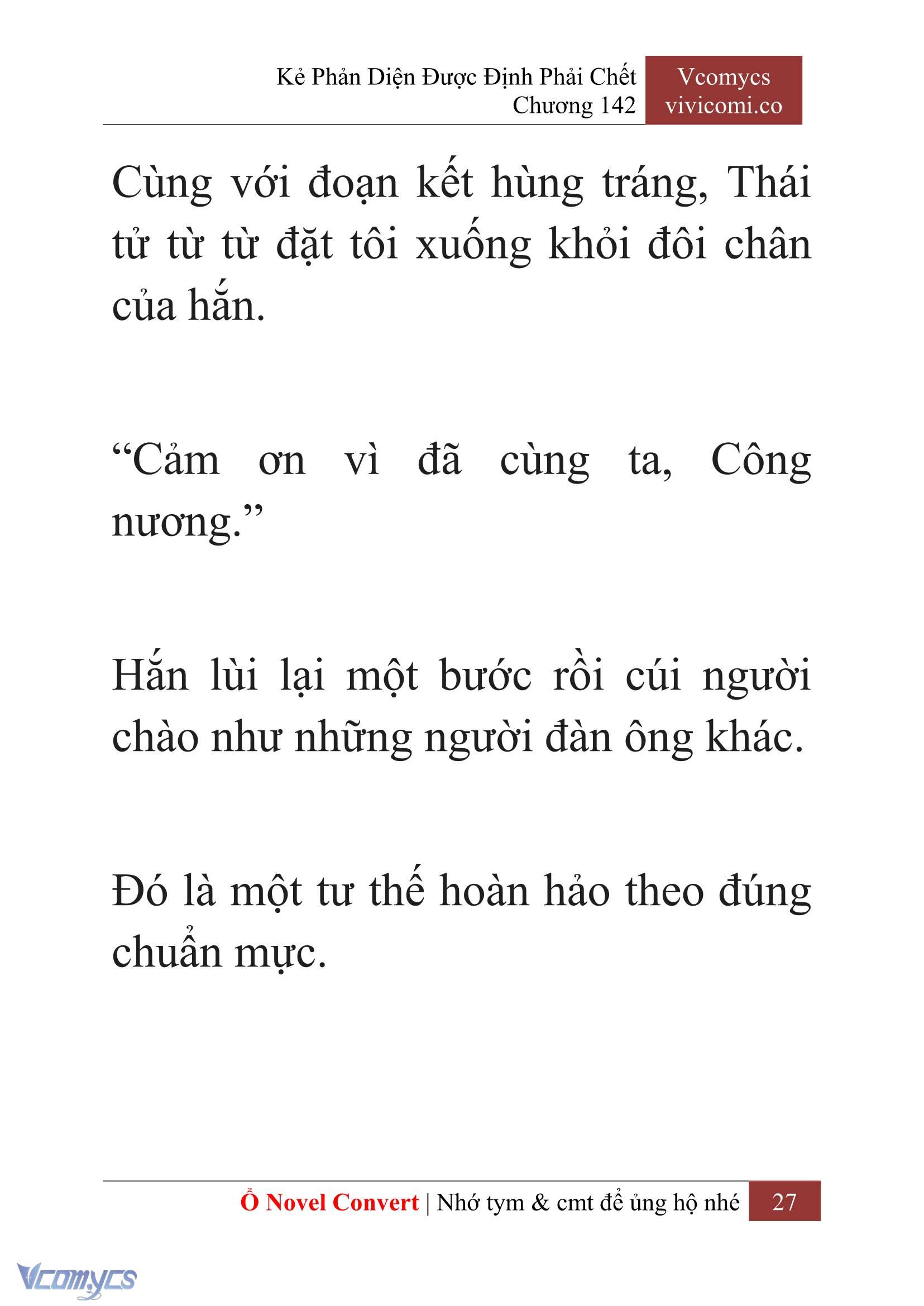 [Novel] Kẻ Phản Diện Được Định Phải Chết Chap 142 - Trang 2