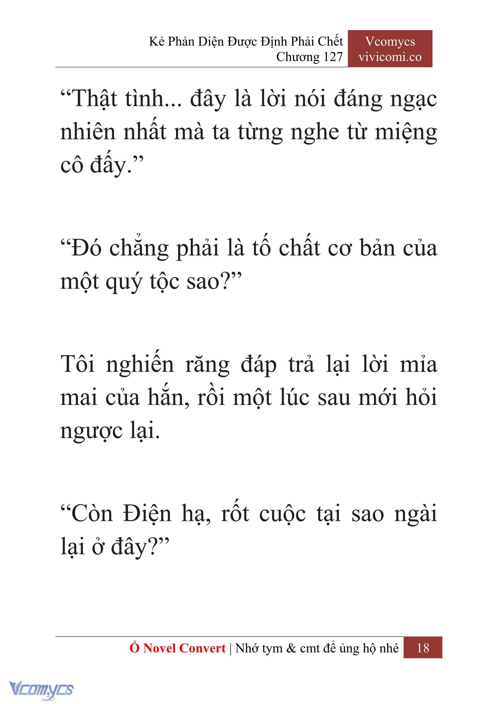 [Novel] Kẻ Phản Diện Được Định Phải Chết Chap 127 - Trang 2