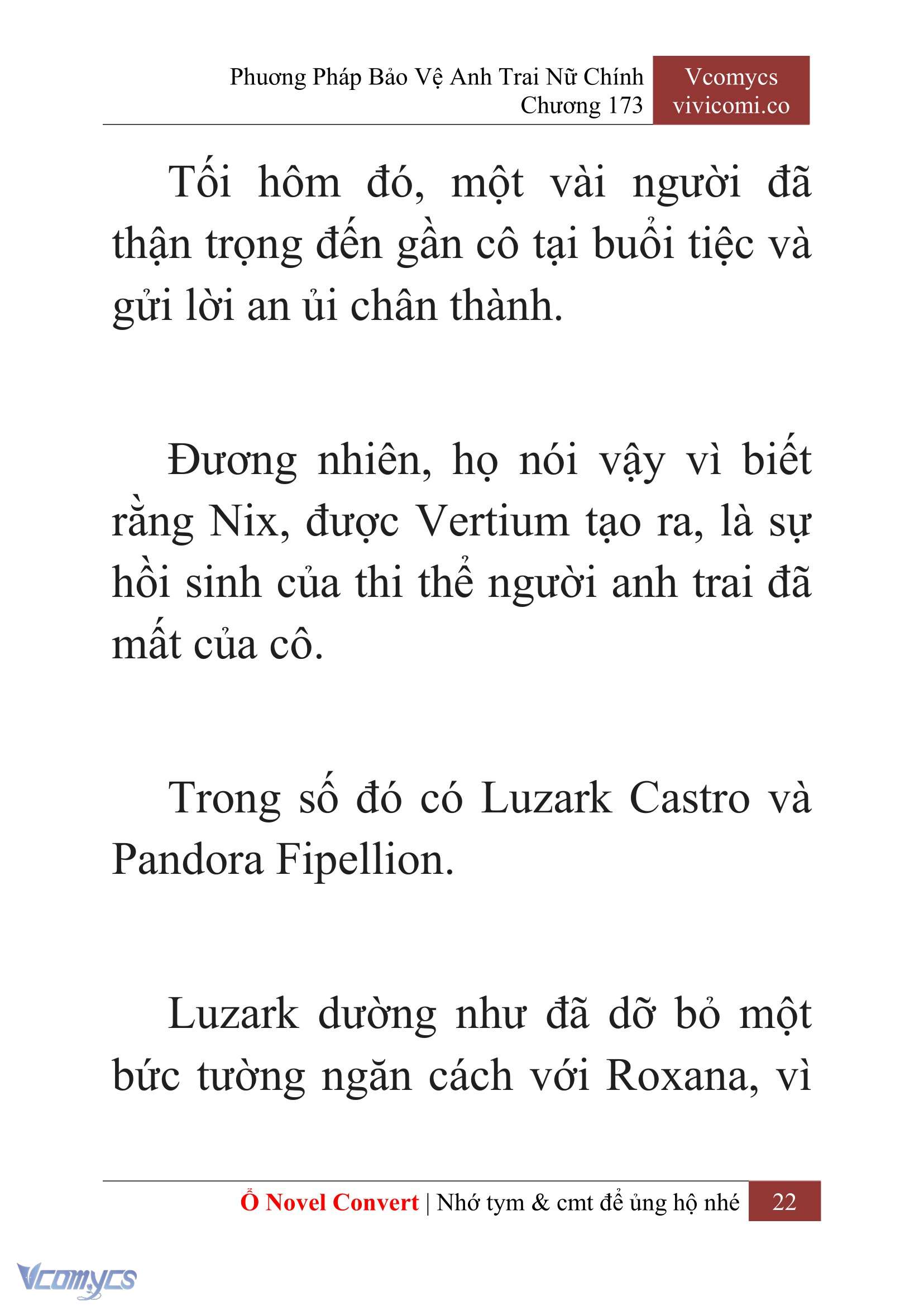 [Novel] Phương Pháp Bảo Vệ Anh Trai Nữ Chính Chap 173 - Trang 2