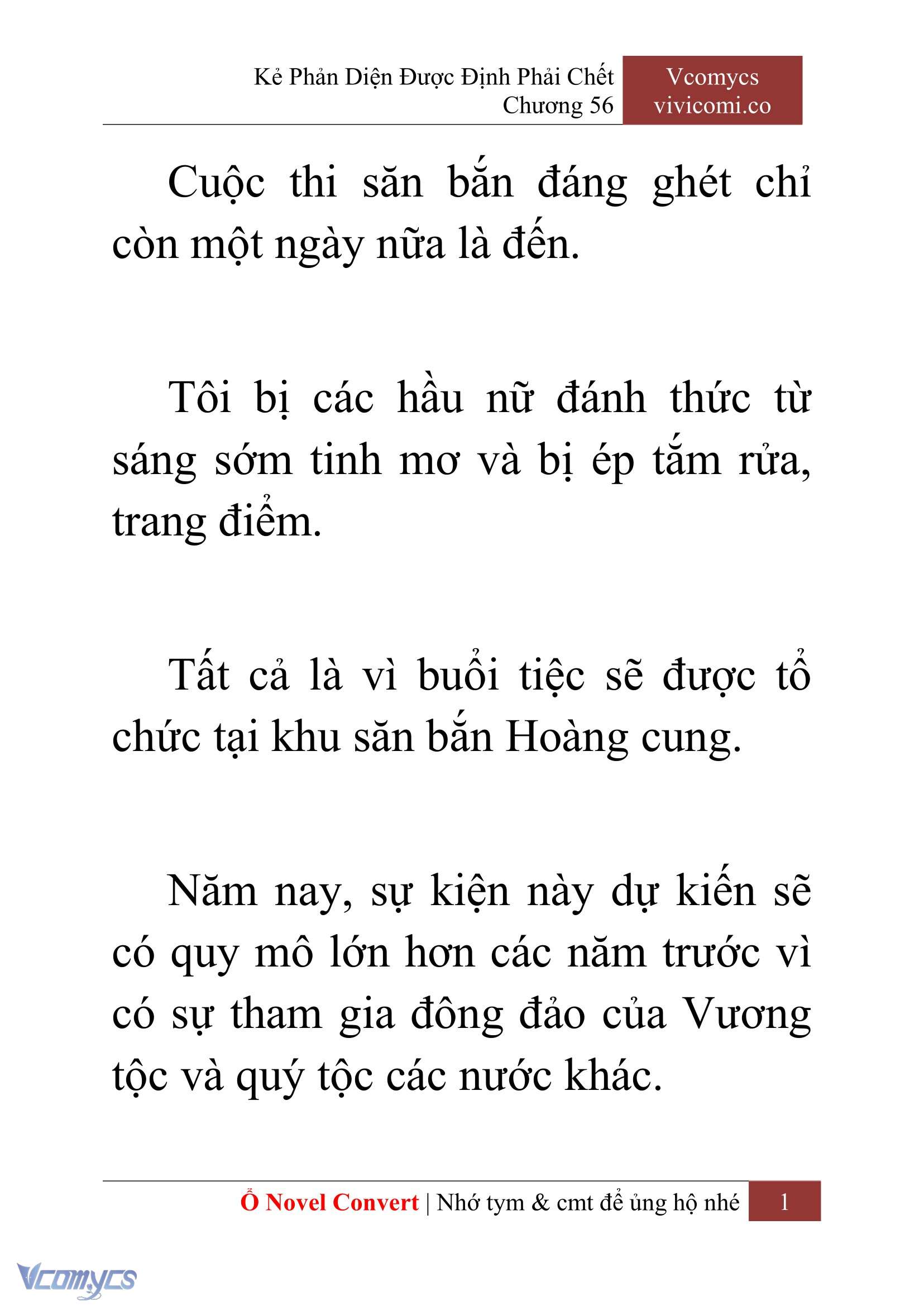 [Novel] Kẻ Phản Diện Được Định Phải Chết Chap 56 - Next Chap 57