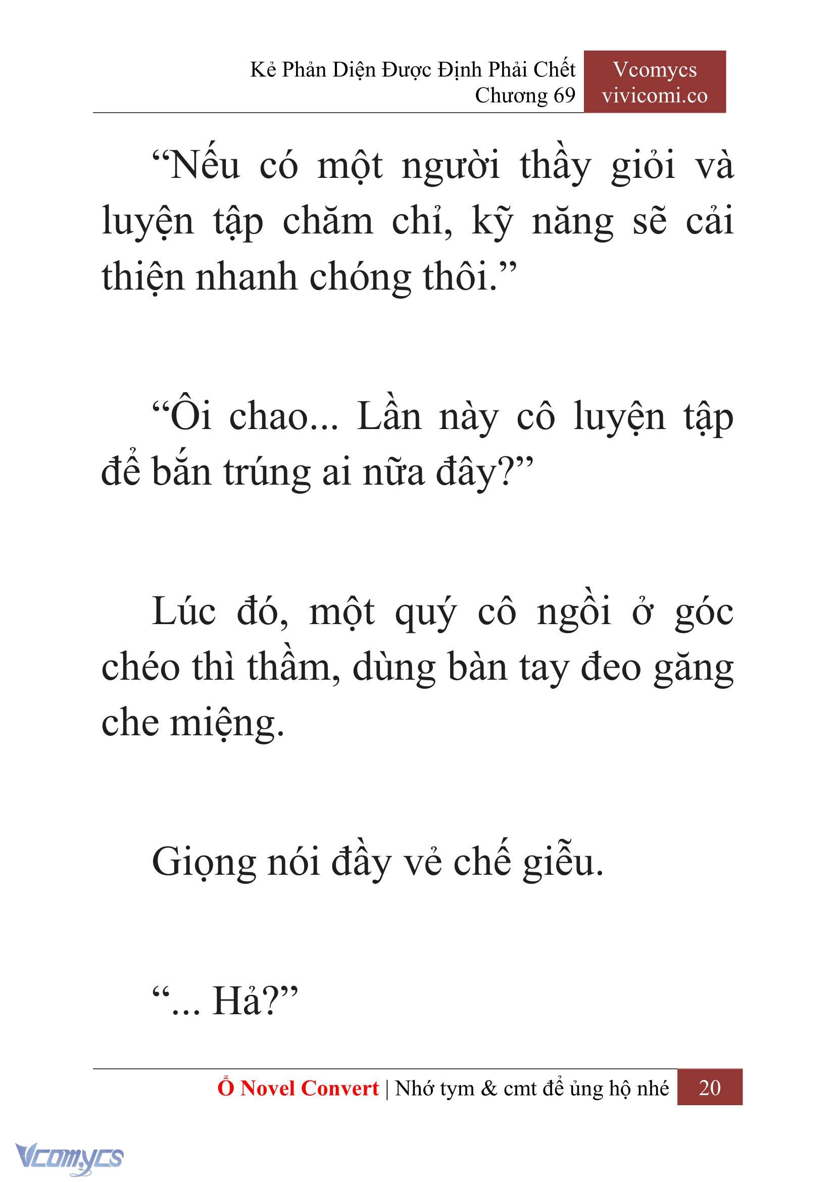 [Novel] Kẻ Phản Diện Được Định Phải Chết Chap 69 - Trang 2