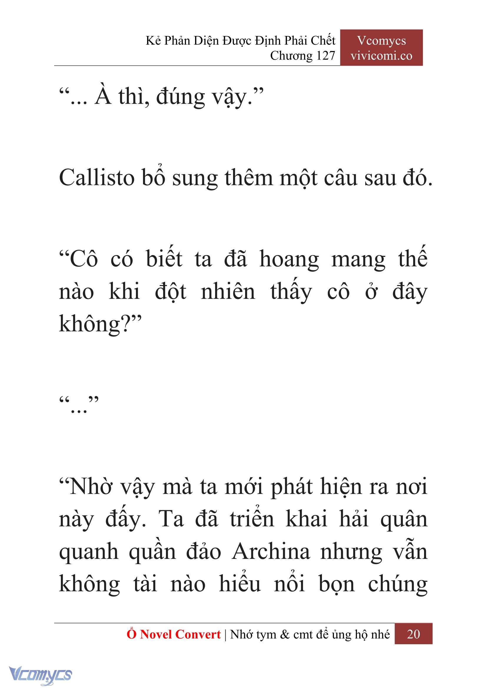 [Novel] Kẻ Phản Diện Được Định Phải Chết Chap 127 - Trang 2