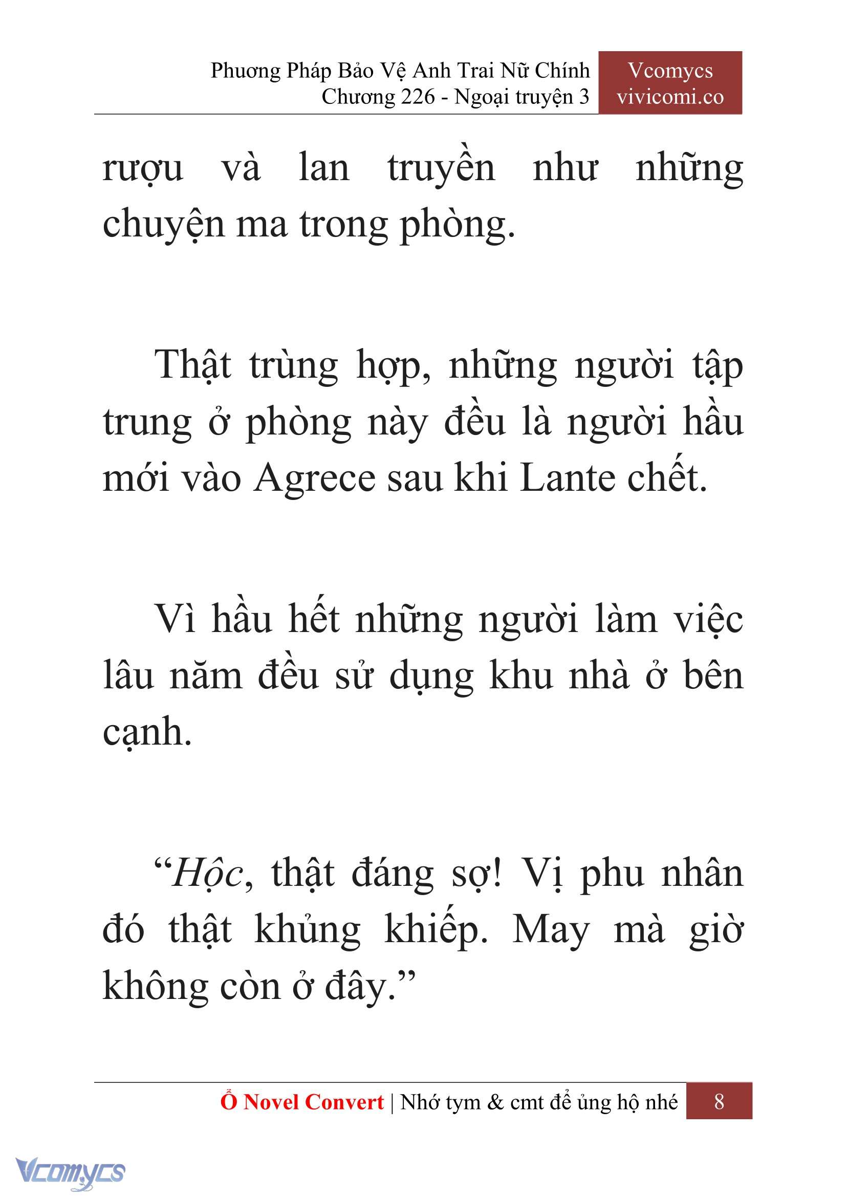 [Novel] Phương Pháp Bảo Vệ Anh Trai Nữ Chính Chap 226 - Trang 2