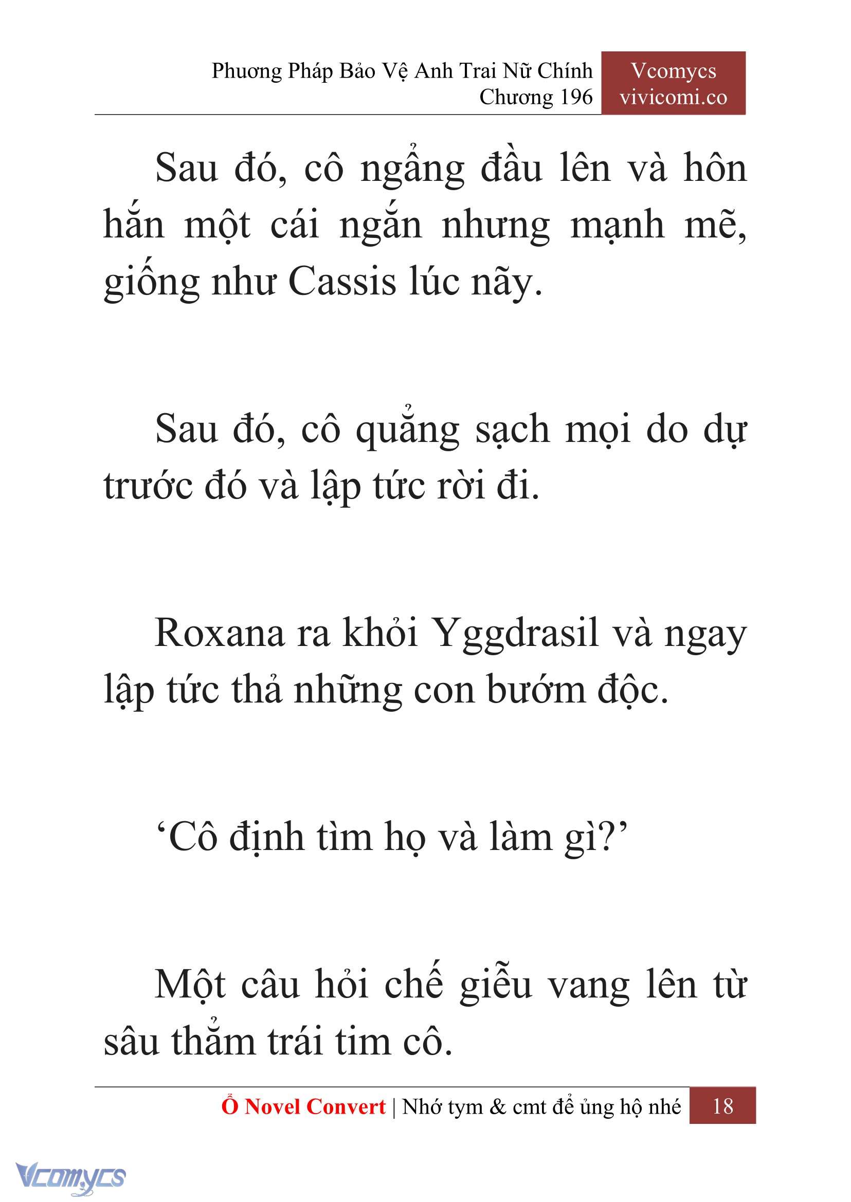 [Novel] Phương Pháp Bảo Vệ Anh Trai Nữ Chính Chap 196 - Trang 2