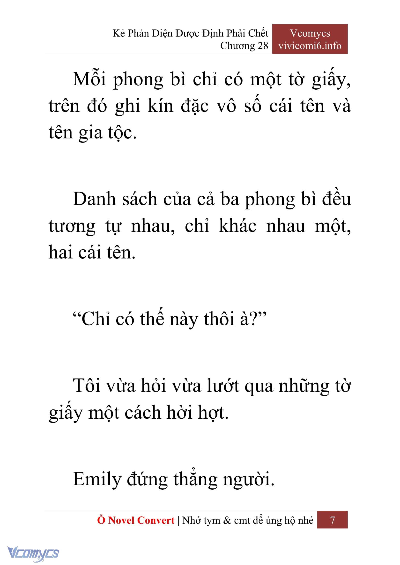 [Novel] Kẻ Phản Diện Được Định Phải Chết Chap 28 - Trang 2