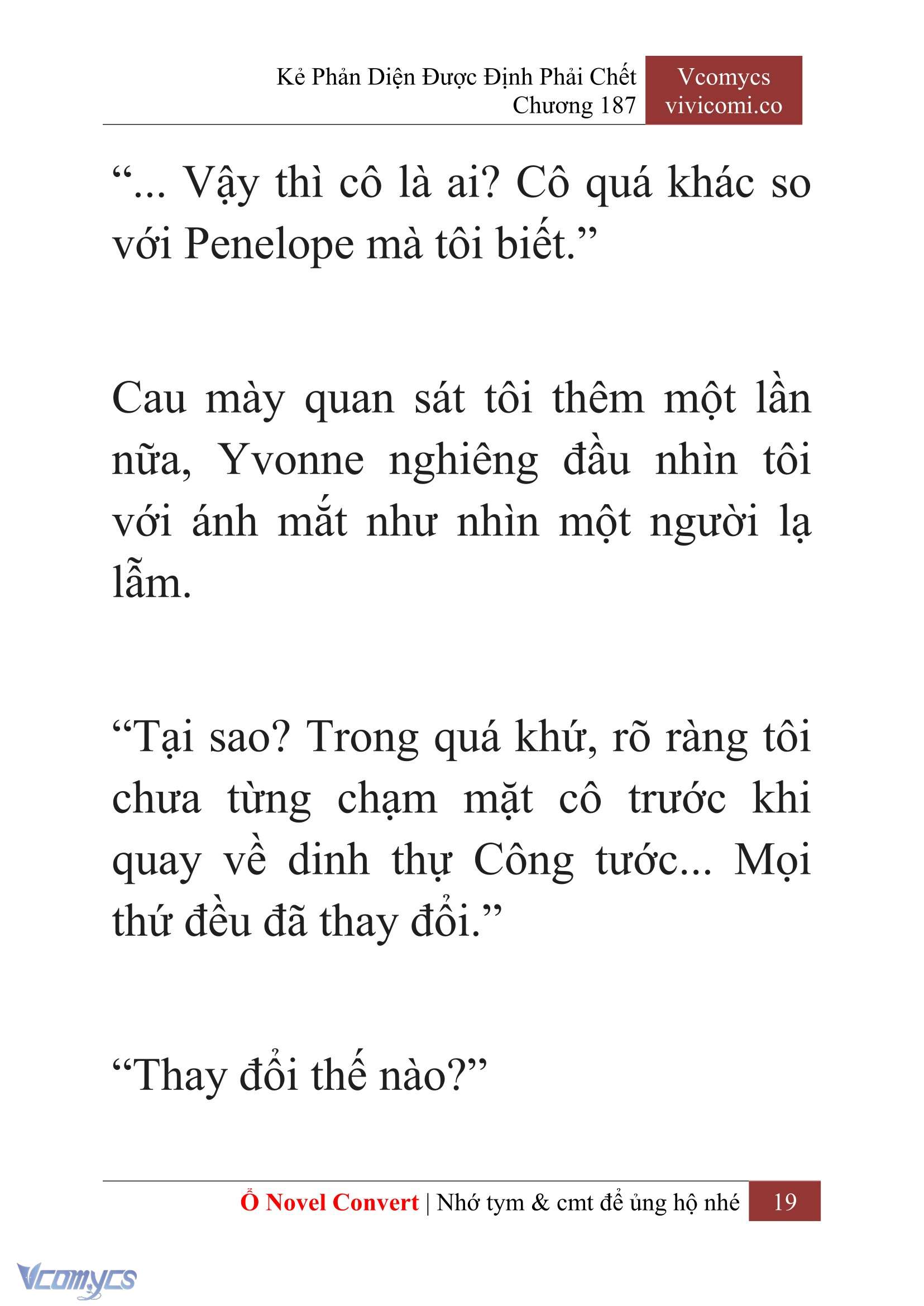 [Novel] Kẻ Phản Diện Được Định Phải Chết Chap 187 - Trang 2