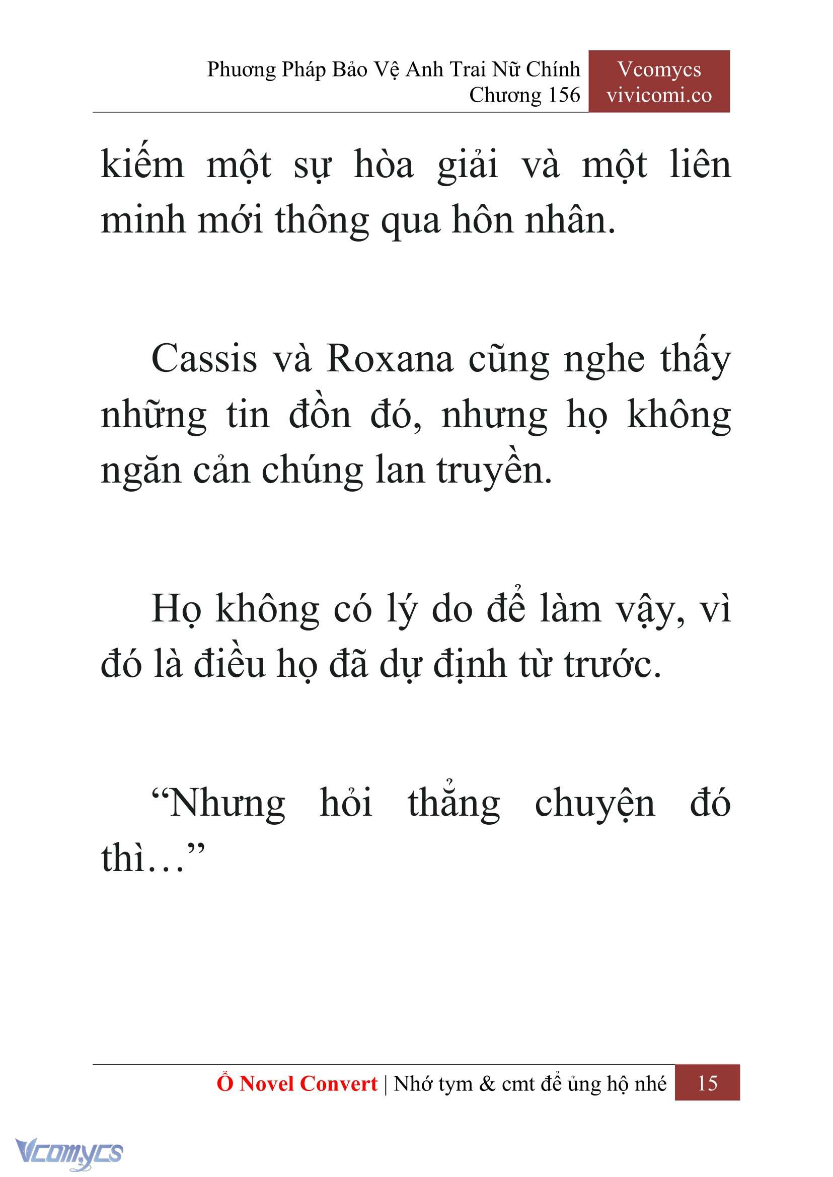 [Novel] Phương Pháp Bảo Vệ Anh Trai Nữ Chính Chap 156 - Trang 2