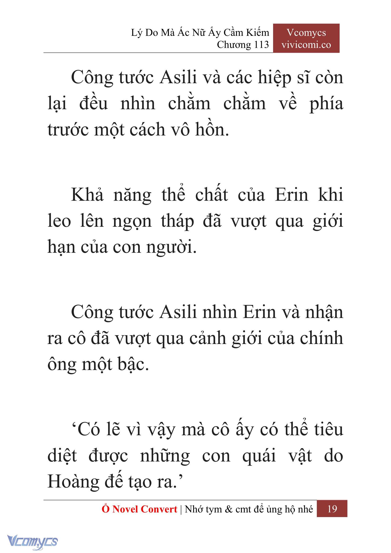 [Novel] Lý Do Mà Ác Nữ Ấy Cầm Kiếm Chap 113 - Trang 2