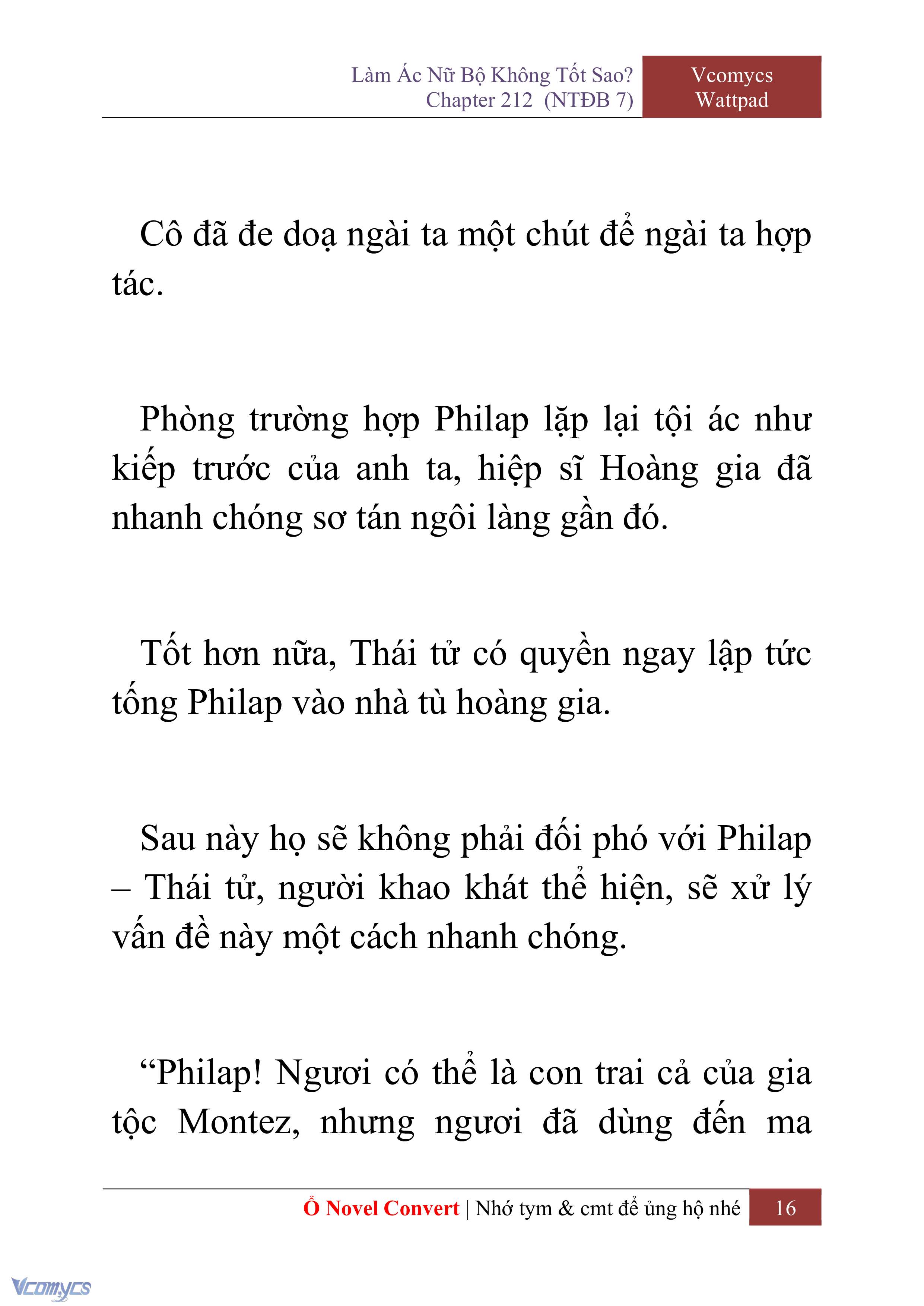 [Novel] Làm Ác Nữ Bộ Không Tốt Sao? Chap 212 - Trang 2
