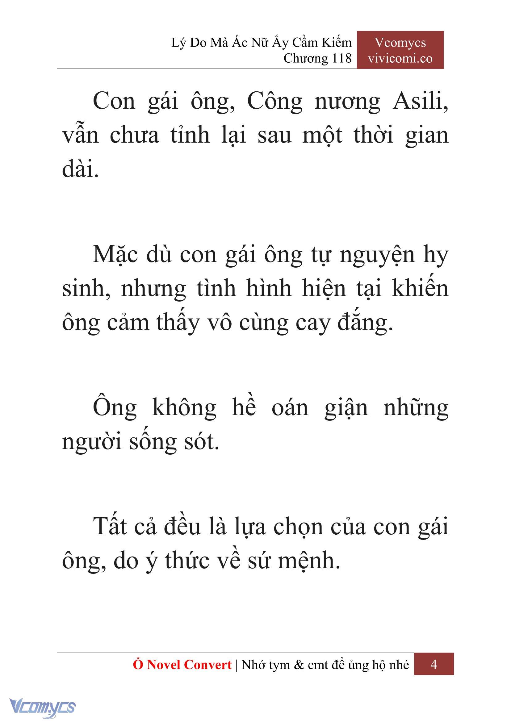 [Novel] Lý Do Mà Ác Nữ Ấy Cầm Kiếm Chap 118 - Trang 2