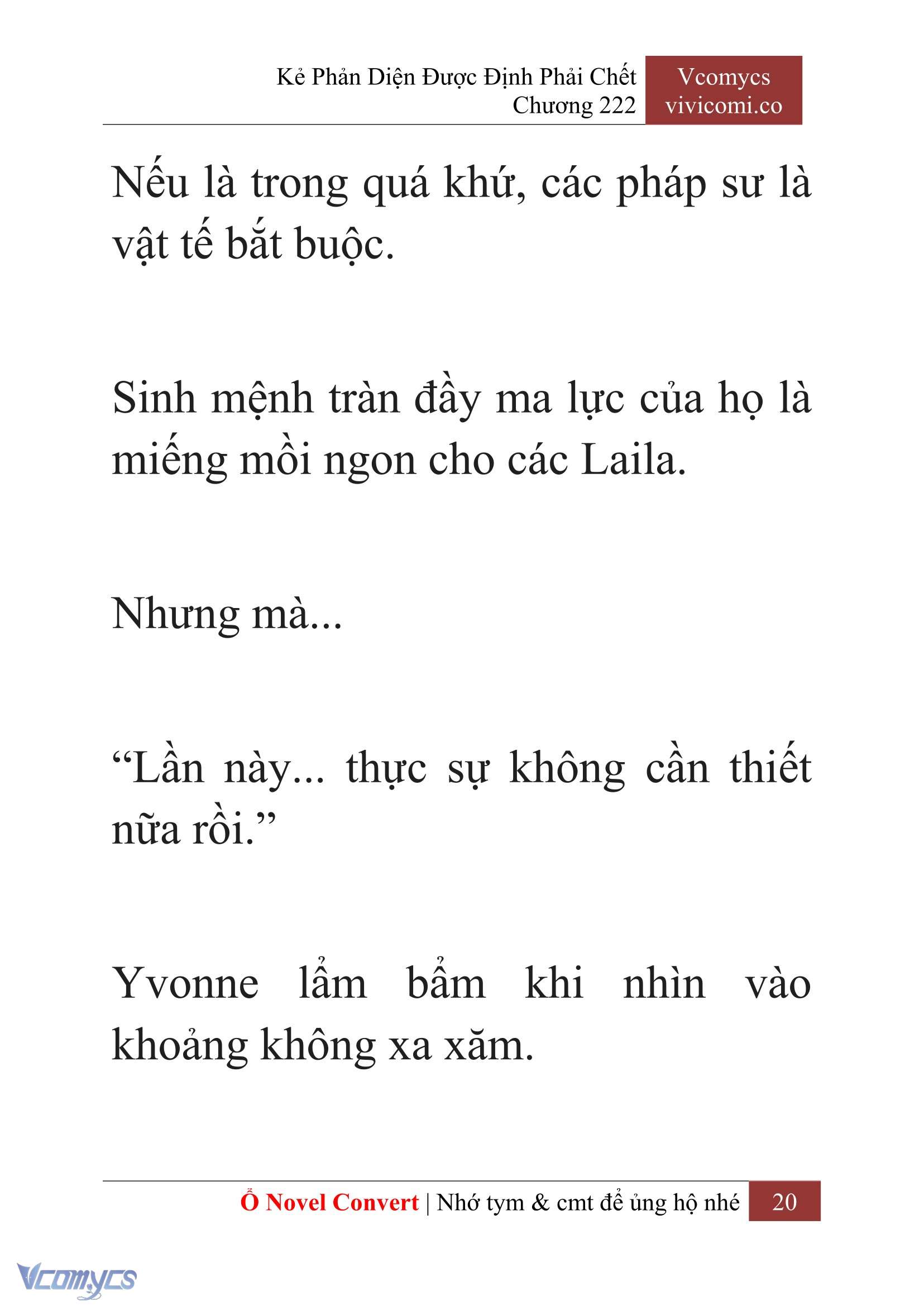 [Novel] Kẻ Phản Diện Được Định Phải Chết Chap 222 - Trang 2