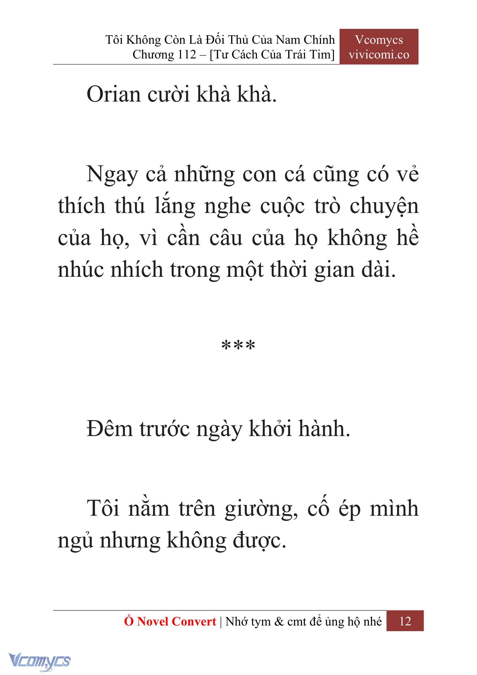 [Novel] Tôi Không Còn Là Đối Thủ Của Nam Chính Chap 112 - Trang 2
