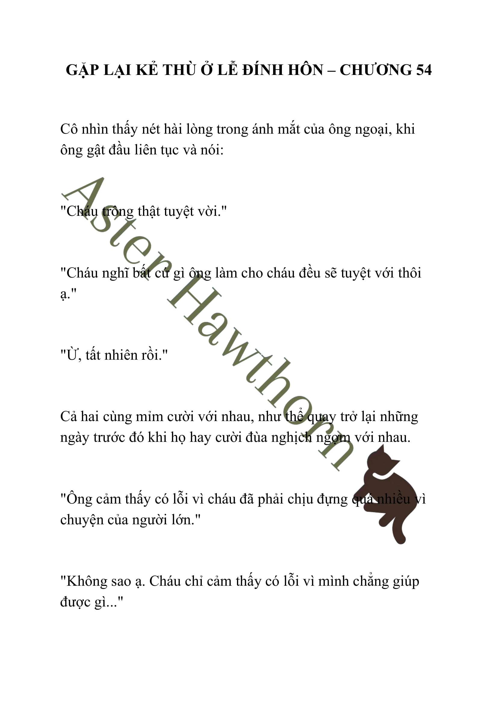 [NOVEL] Gặp Lại Kẻ Thù Ở Lễ Đính Hôn Chap 54 - Trang 2