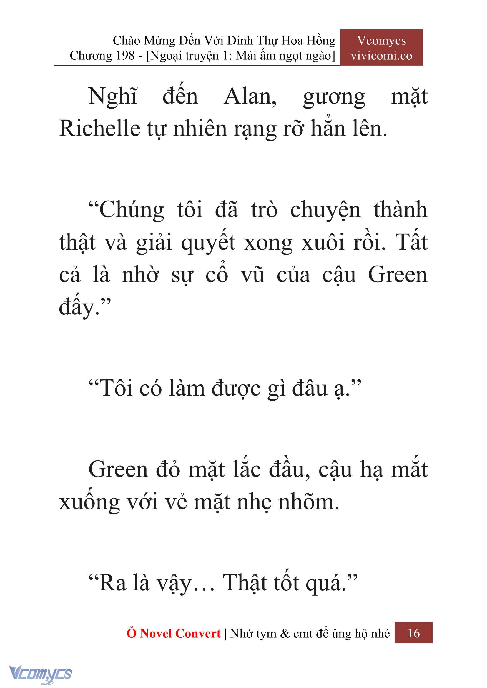 [Novel] Chào Mừng Đến Với Dinh Thự Hoa Hồng Chap 198 - Trang 2