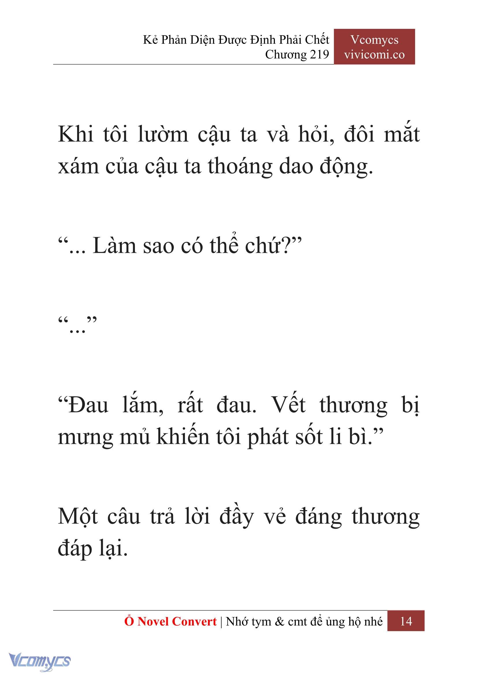 [Novel] Kẻ Phản Diện Được Định Phải Chết Chap 219 - Next Chap 220