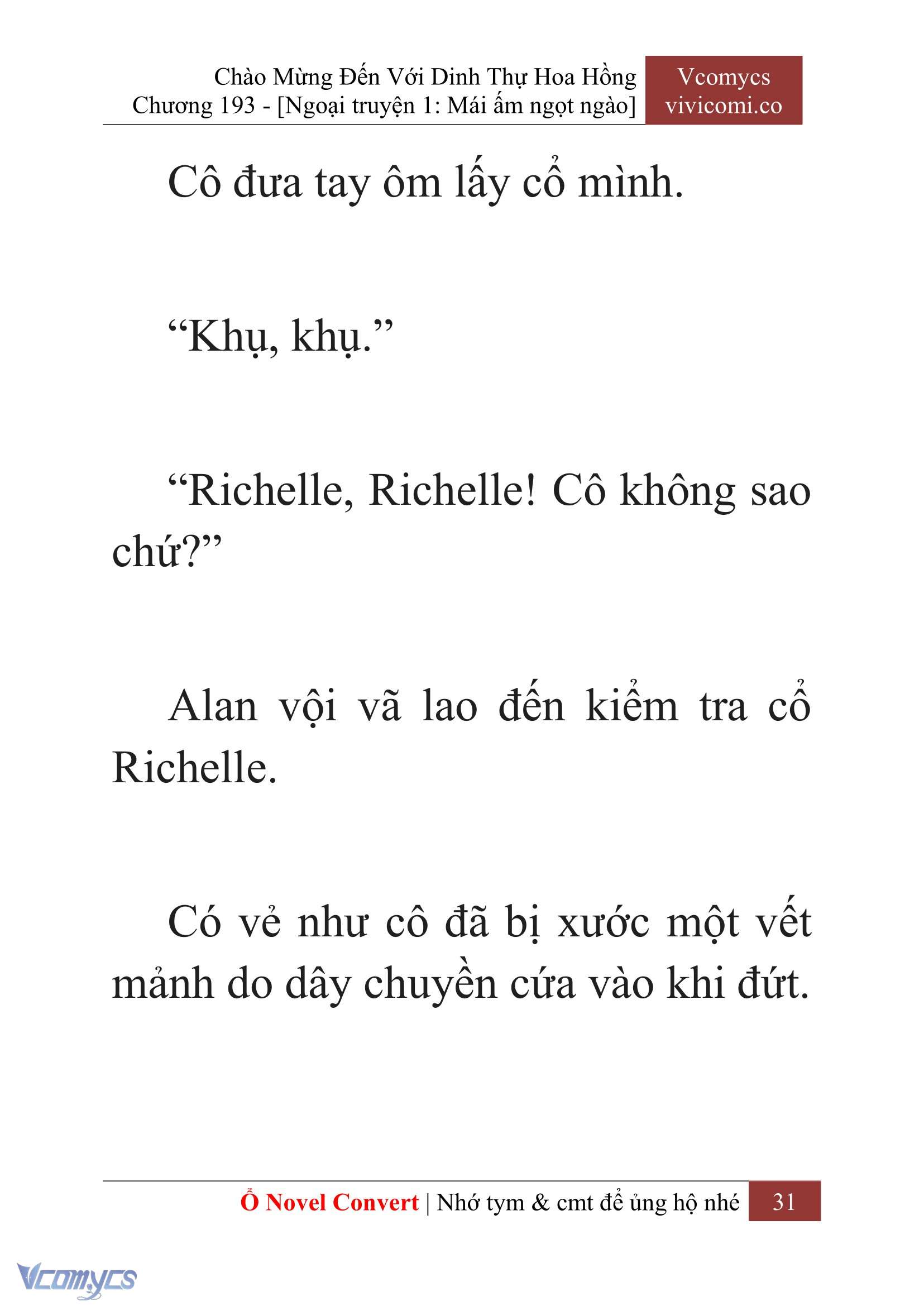 [Novel] Chào Mừng Đến Với Dinh Thự Hoa Hồng Chap 193 - Trang 2