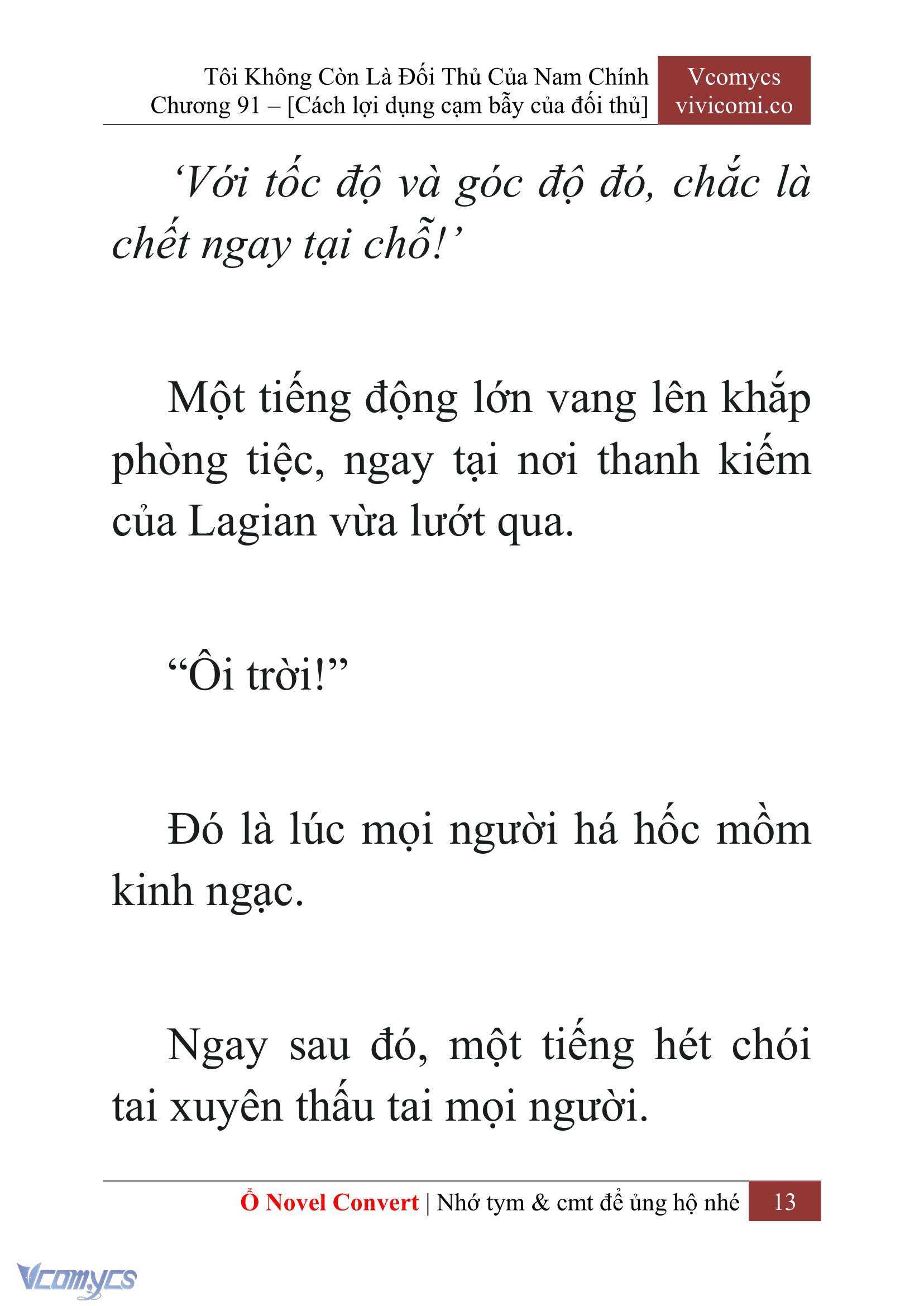 [Novel] Tôi Không Còn Là Đối Thủ Của Nam Chính Chap 91 - Trang 2