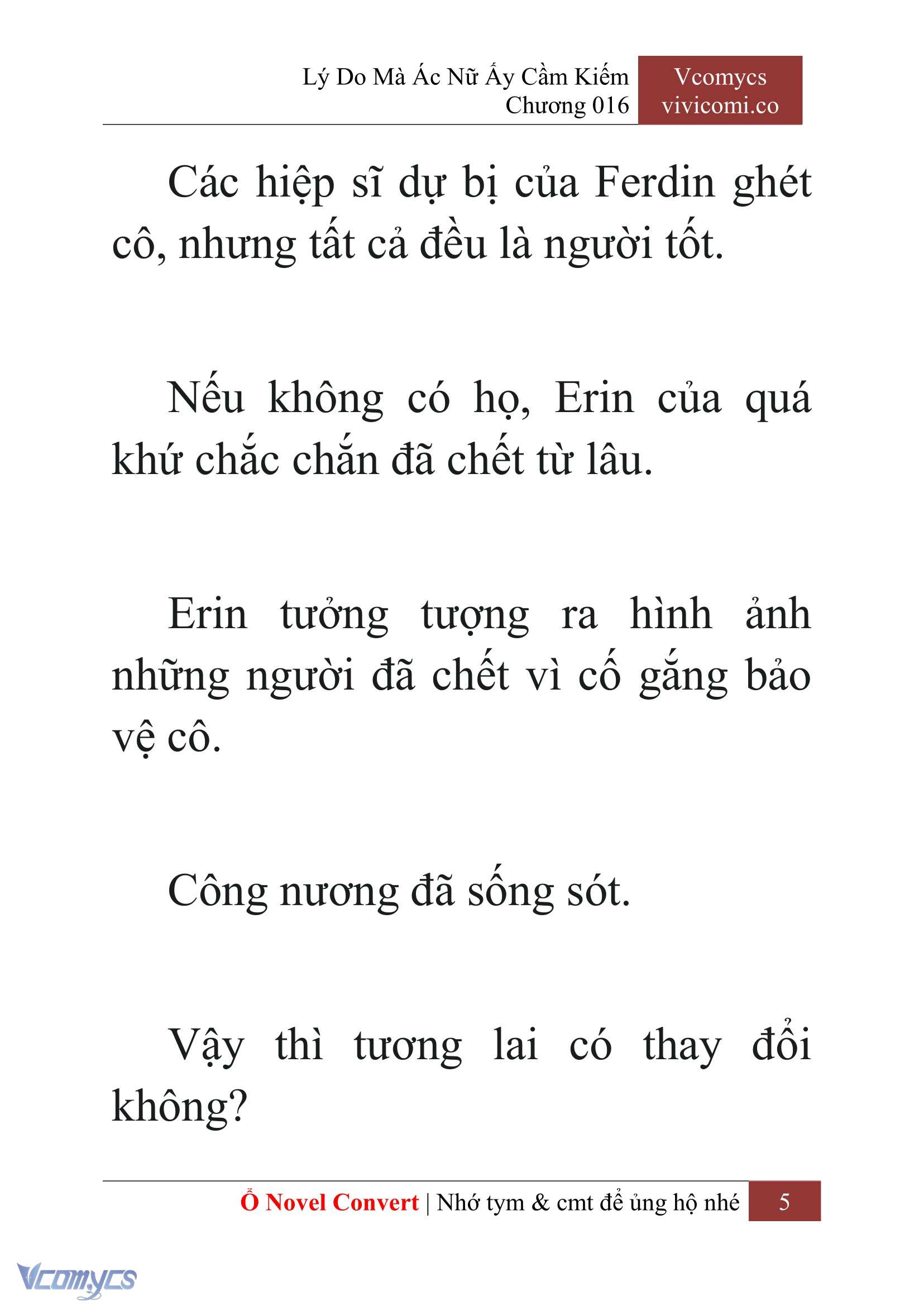 [Novel] Lý Do Mà Ác Nữ Ấy Cầm Kiếm Chap 16 - Trang 2