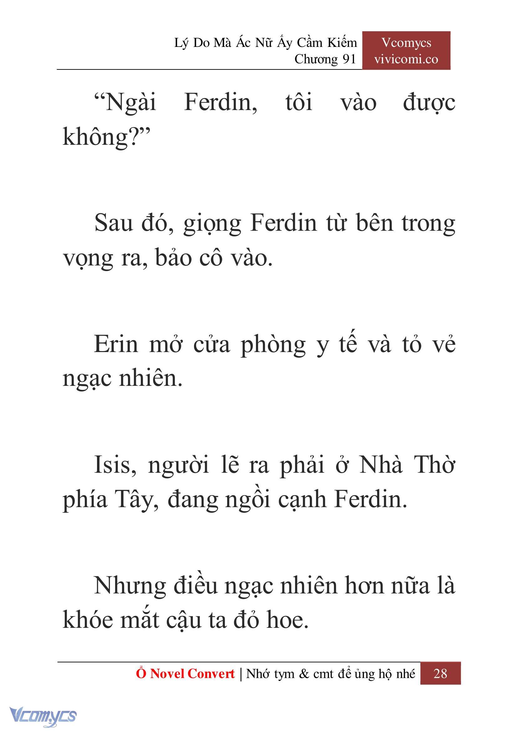 [Novel] Lý Do Mà Ác Nữ Ấy Cầm Kiếm Chap 91 - Next Chap 92