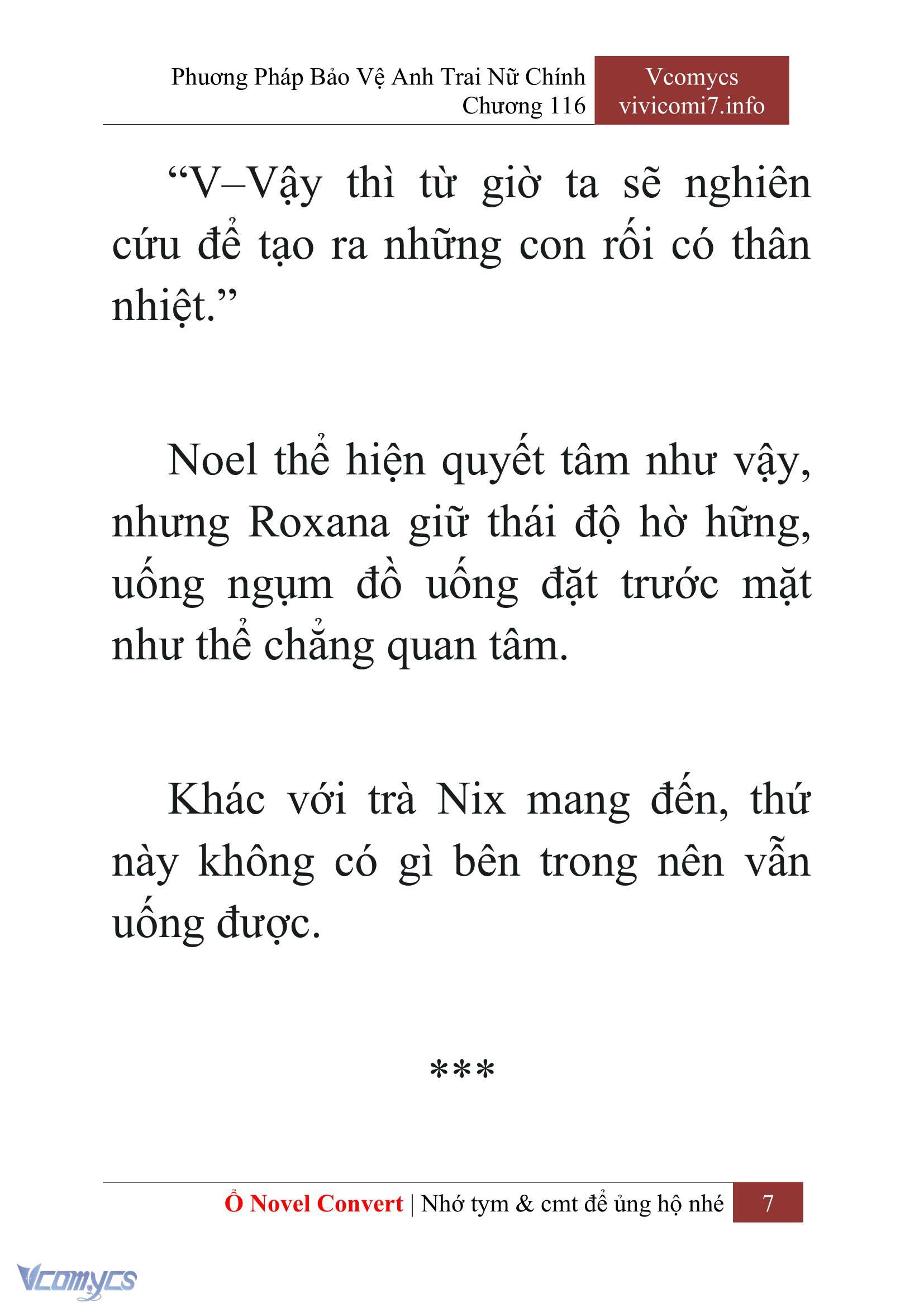 [Novel] Phương Pháp Bảo Vệ Anh Trai Nữ Chính Chap 116 - Trang 2
