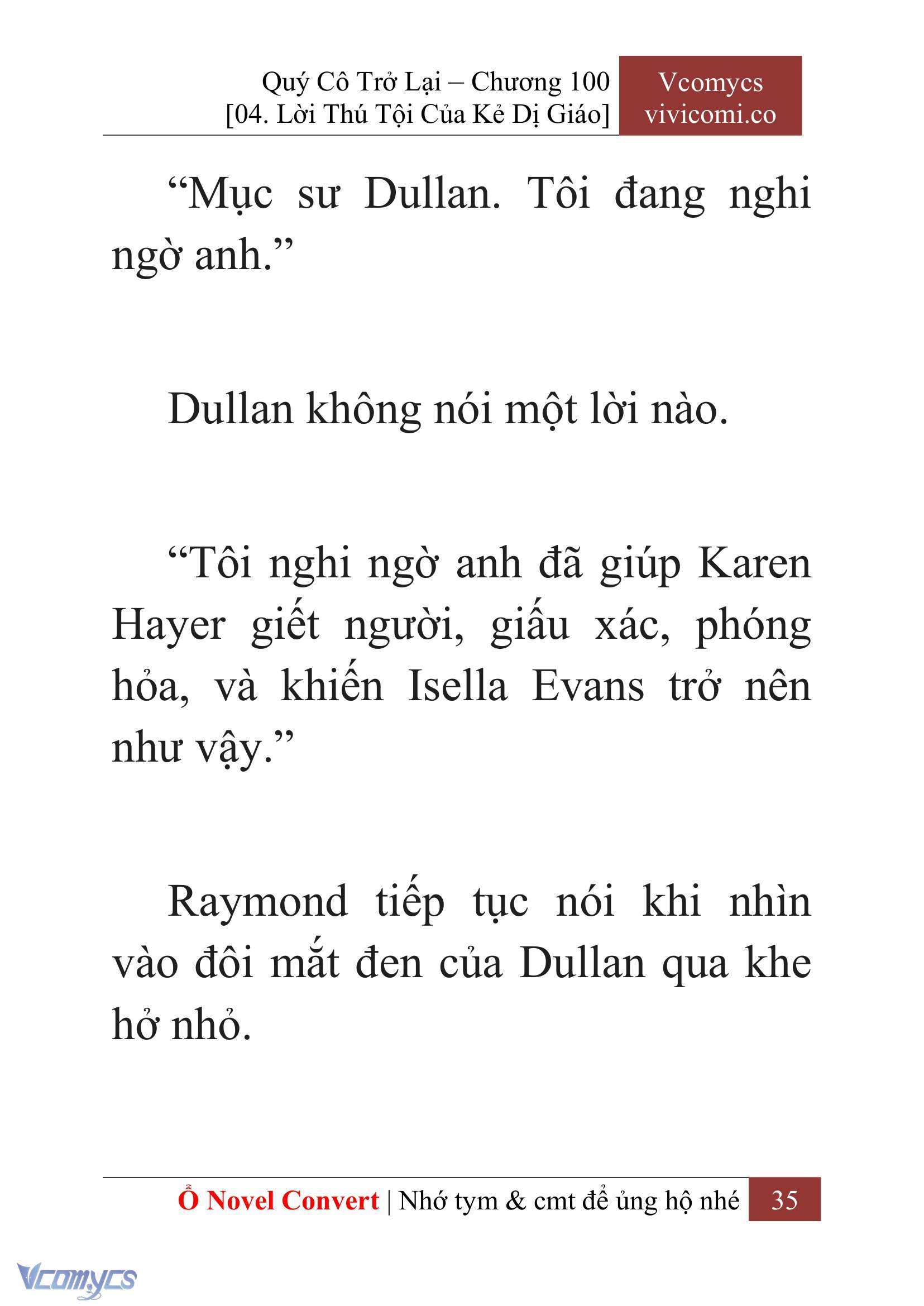 [Novel] Quý Cô Trở Lại Chap 100 - Trang 2