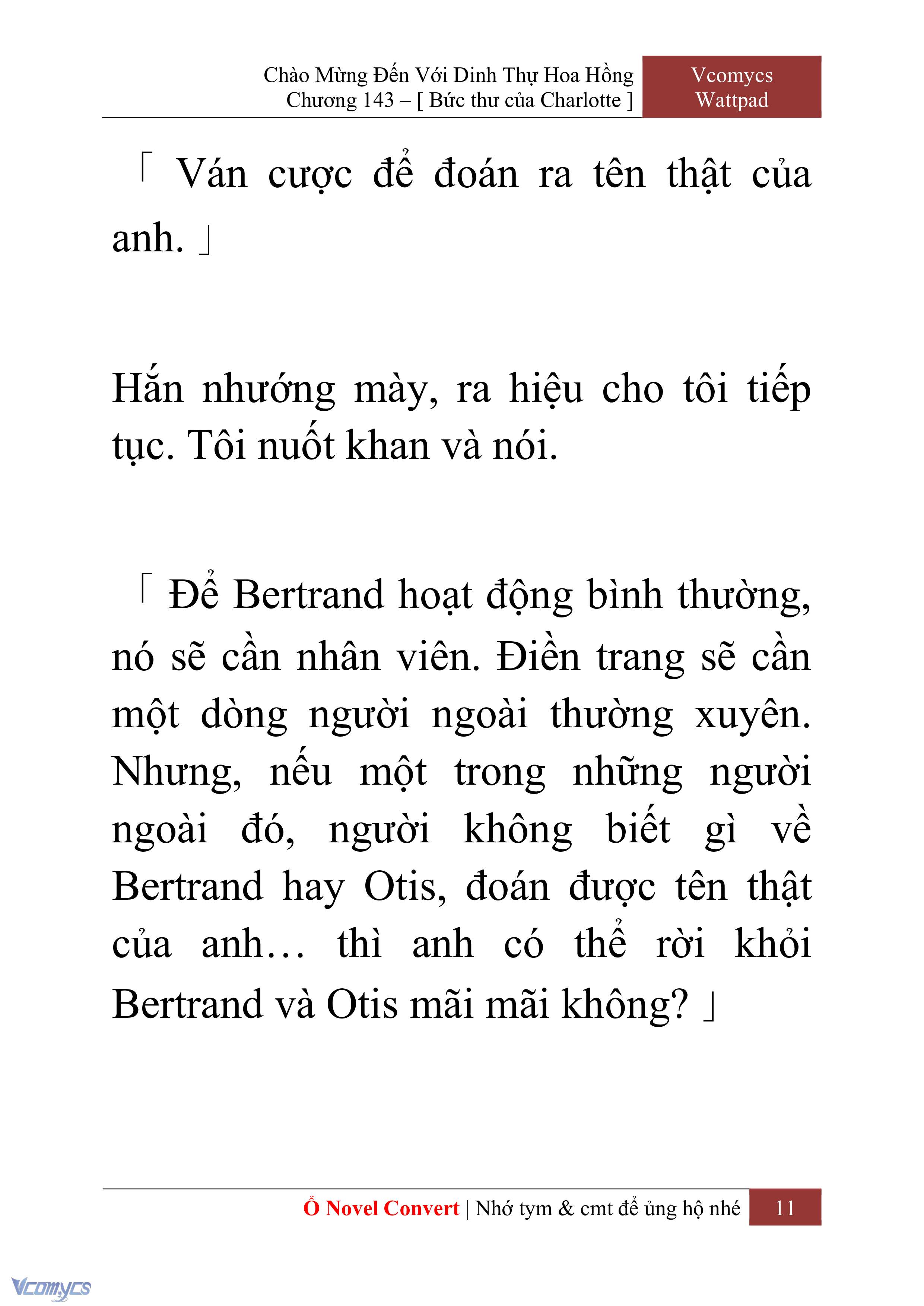 [Novel] Chào Mừng Đến Với Dinh Thự Hoa Hồng Chap 143 - Trang 2